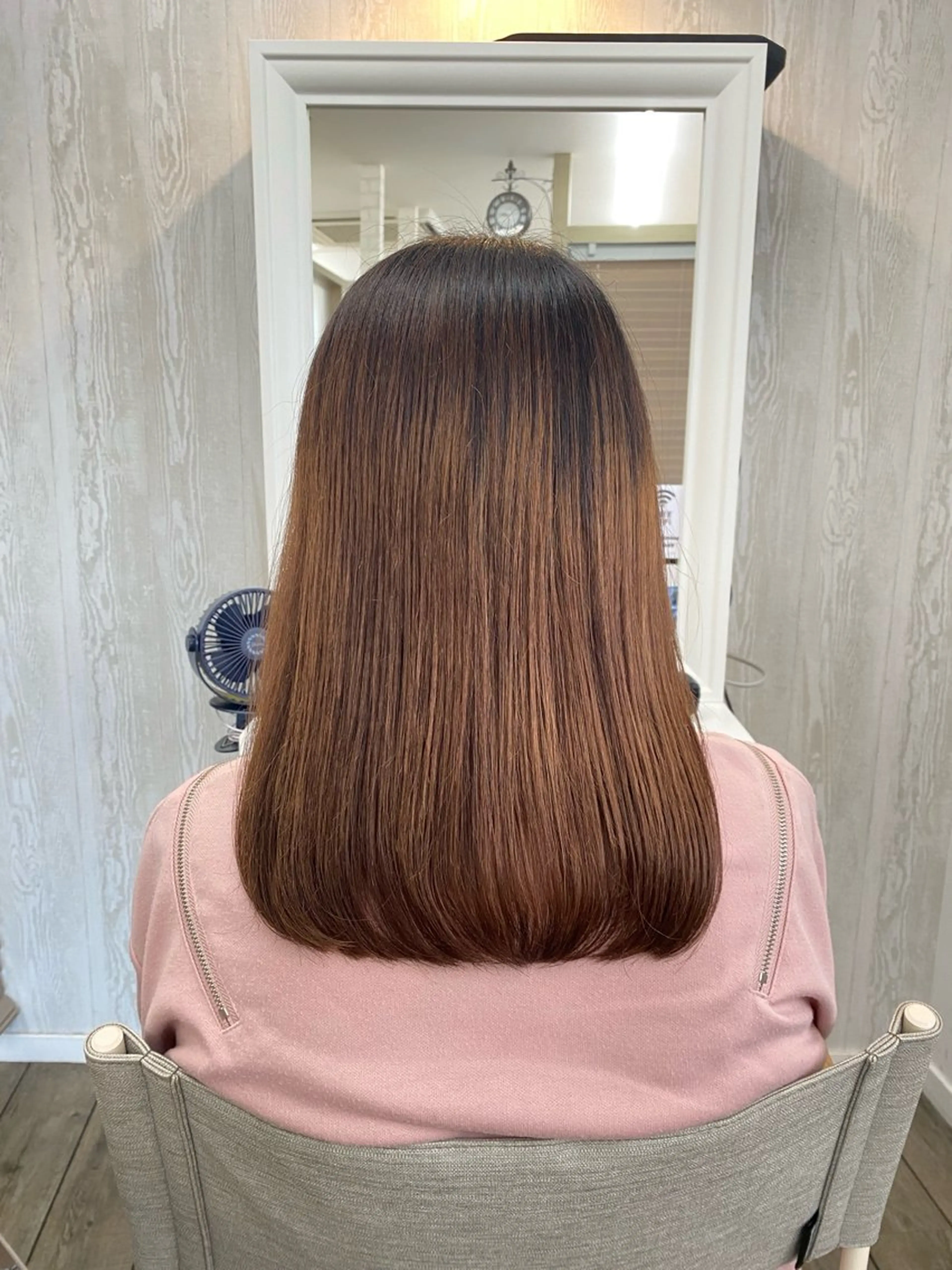 セミロング カット トリートメント THETAふじみ野 野宮のヘアスタイル