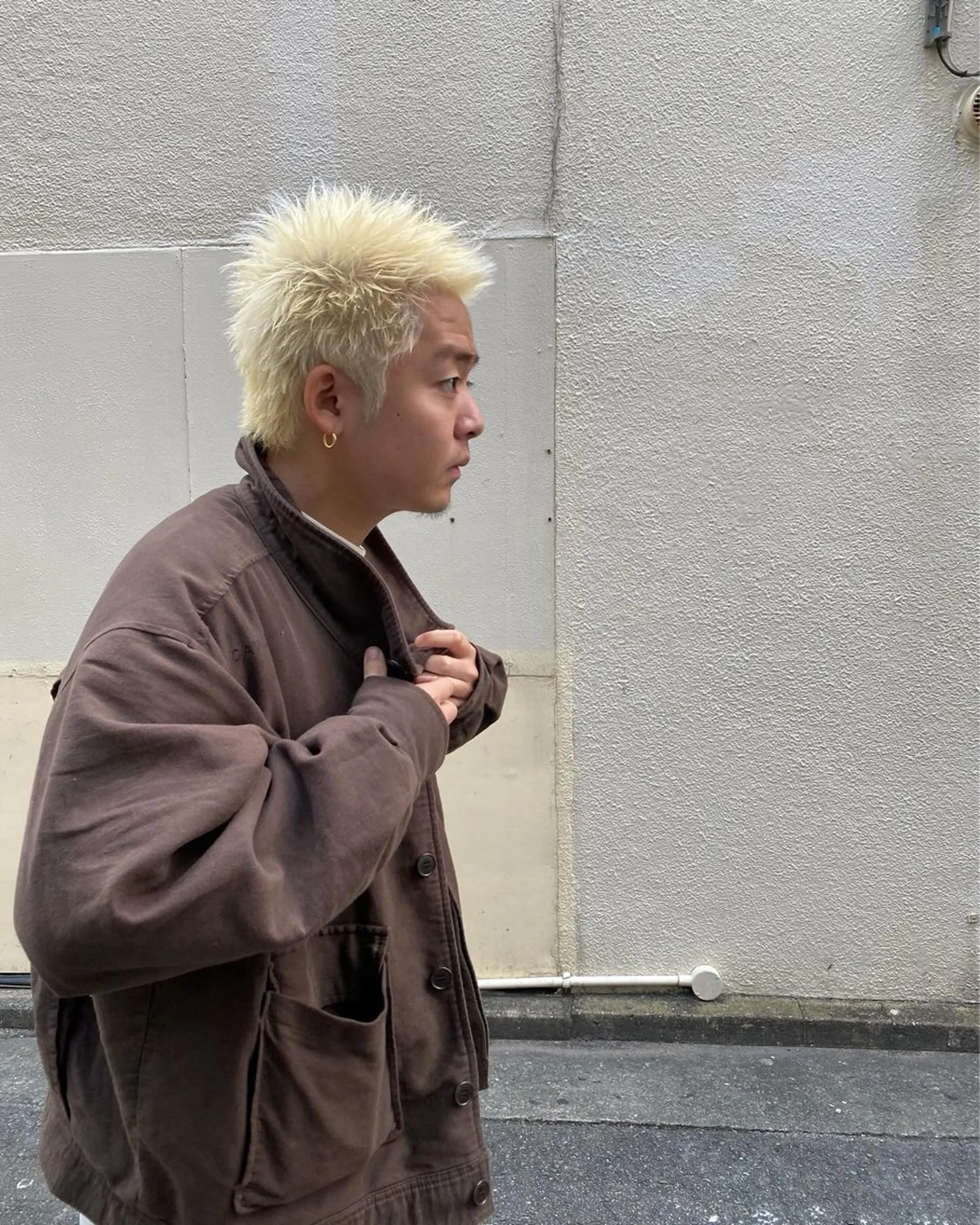 ショート カラー メンズ ヘアカラー 吉武 茂暉のヘアスタイル