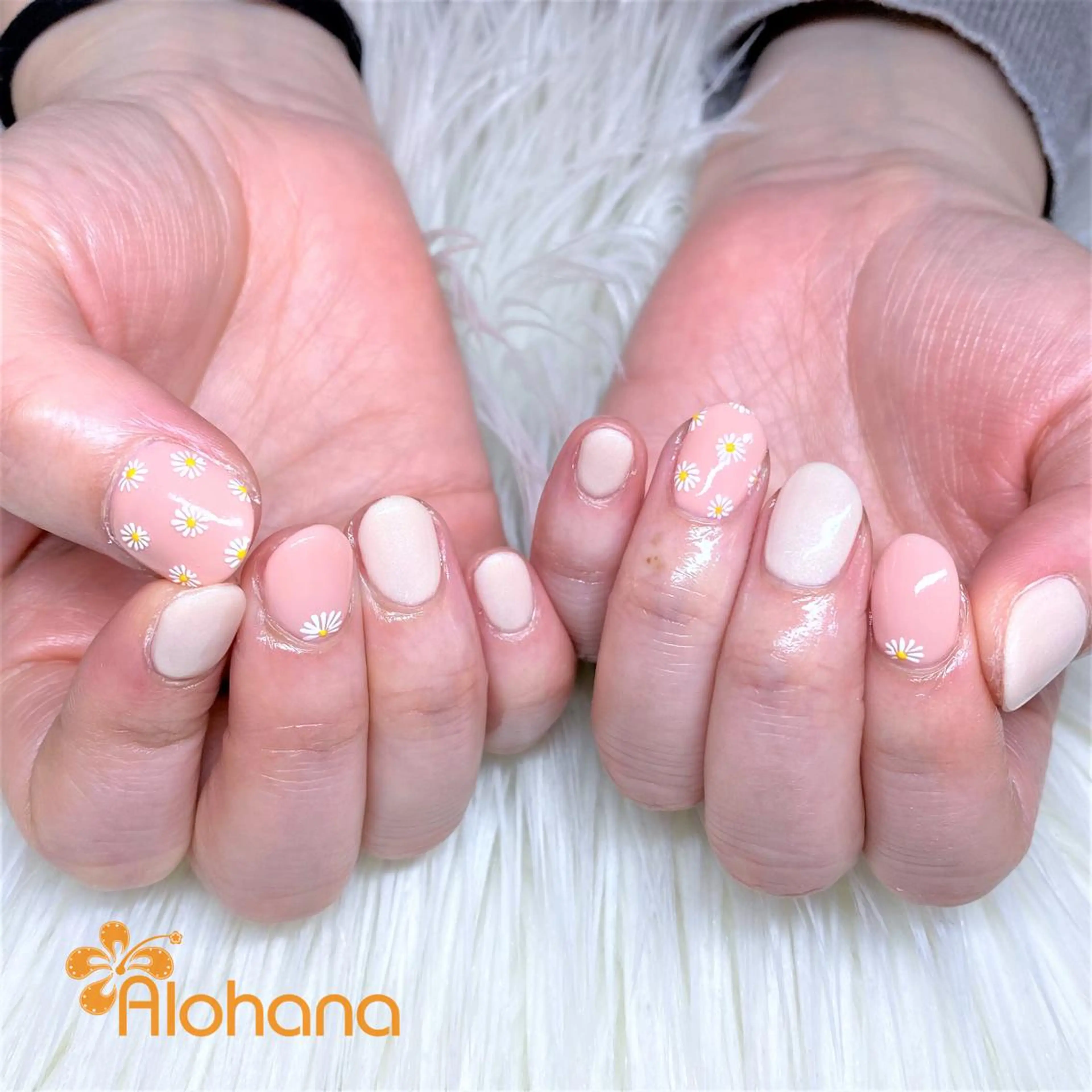 ネイル フラワーネイル ハンドネイル Alohana Minaのネイルデザイン