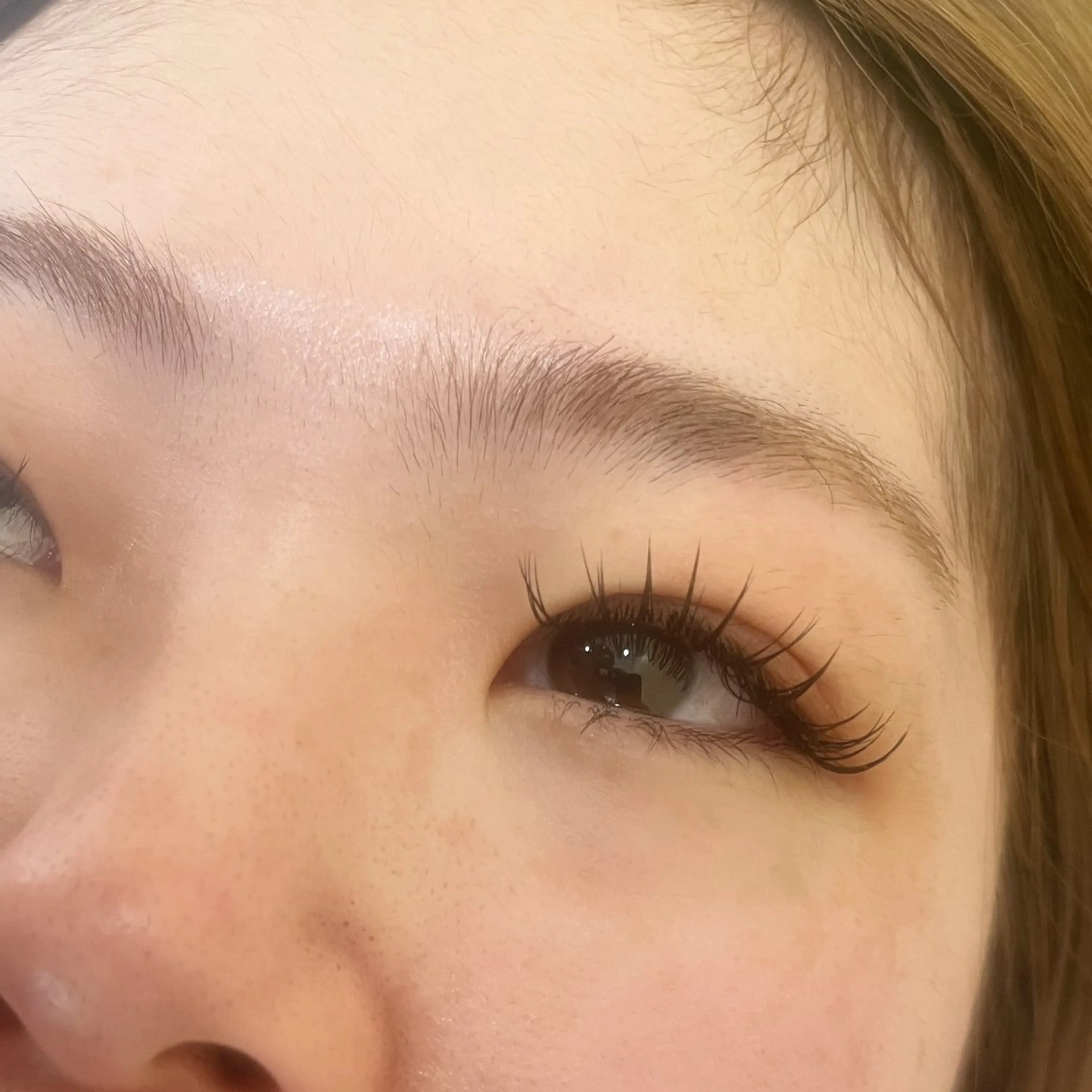 マツエク・マツパ 束感まつ毛 キュート Dカール 福本 聖海のヘアスタイル