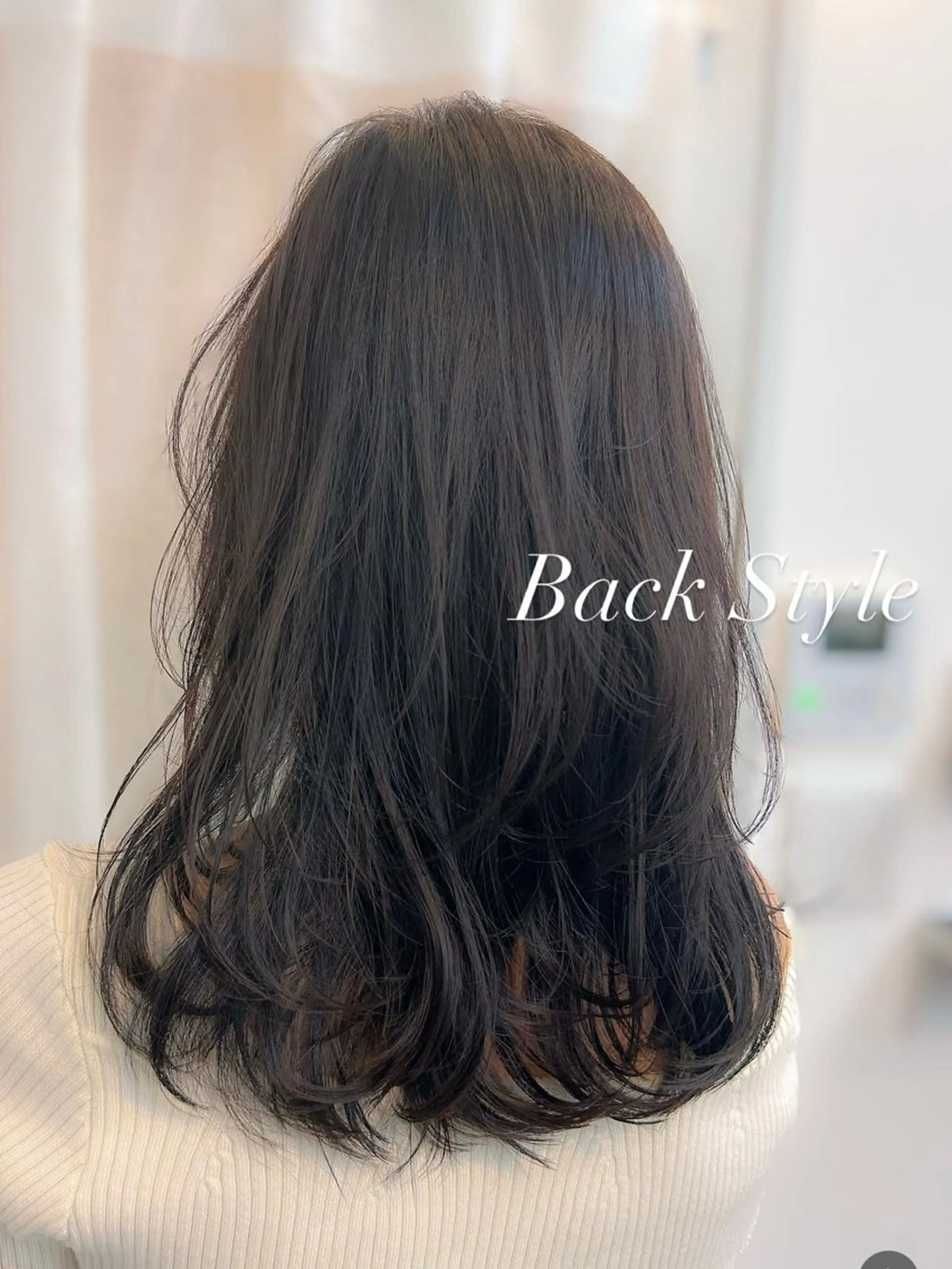 セミロング カット ヘアカラー トリートメント ヘッドスパ 顔周りレイヤー/ボブ 銀座✨中野まさひろのヘアスタイル