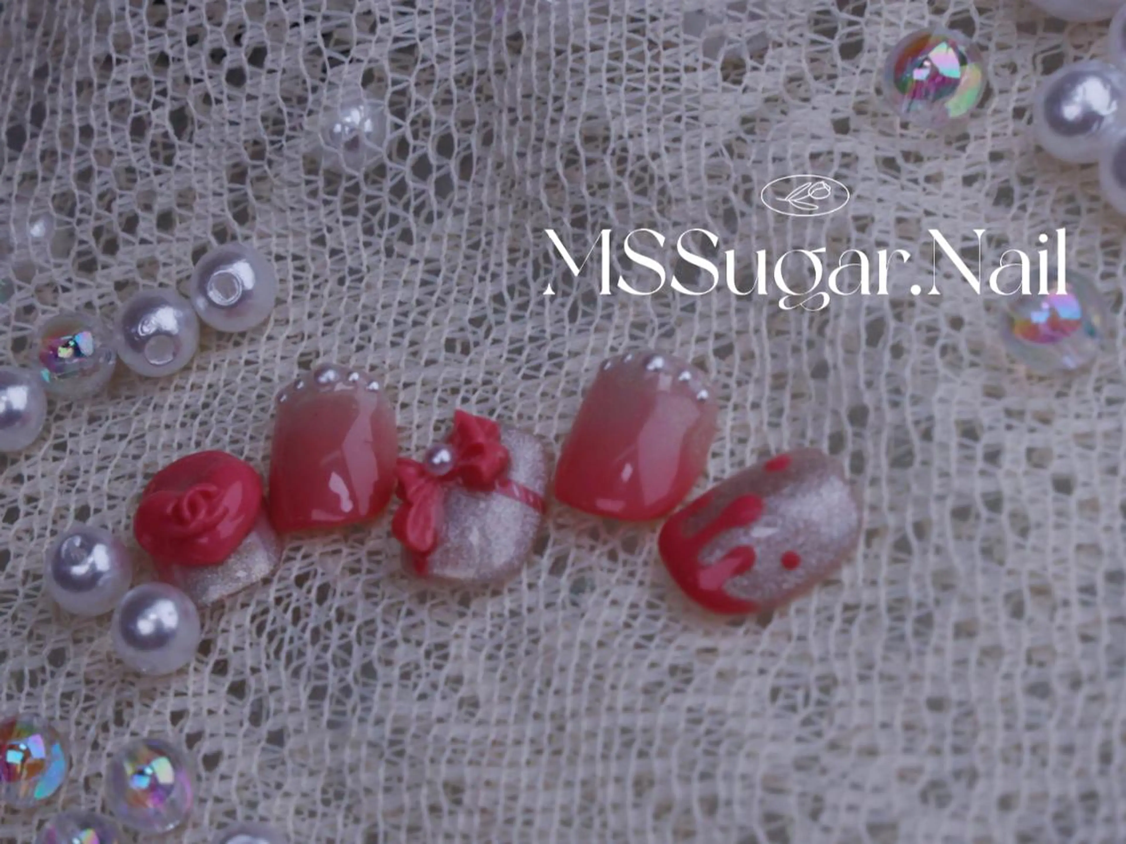 ネイル ハロウィン ロングネイル マグネットネイル スカルプネイル ネイルチップ MSSugar Nailのネイルデザイン