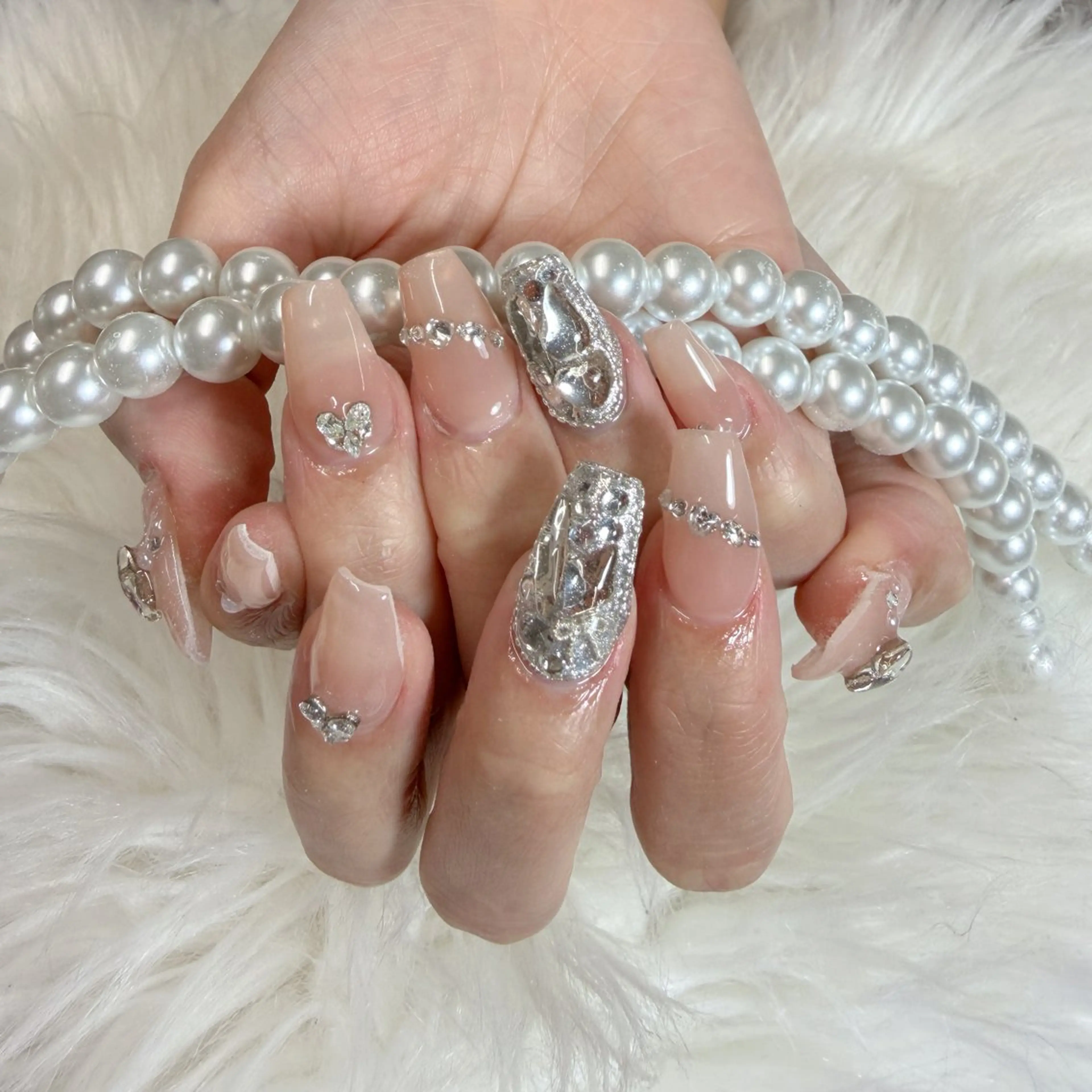 ネイル ハンドネイル 🧸yuki🍯 パラジェル取扱店🐝のネイルデザイン