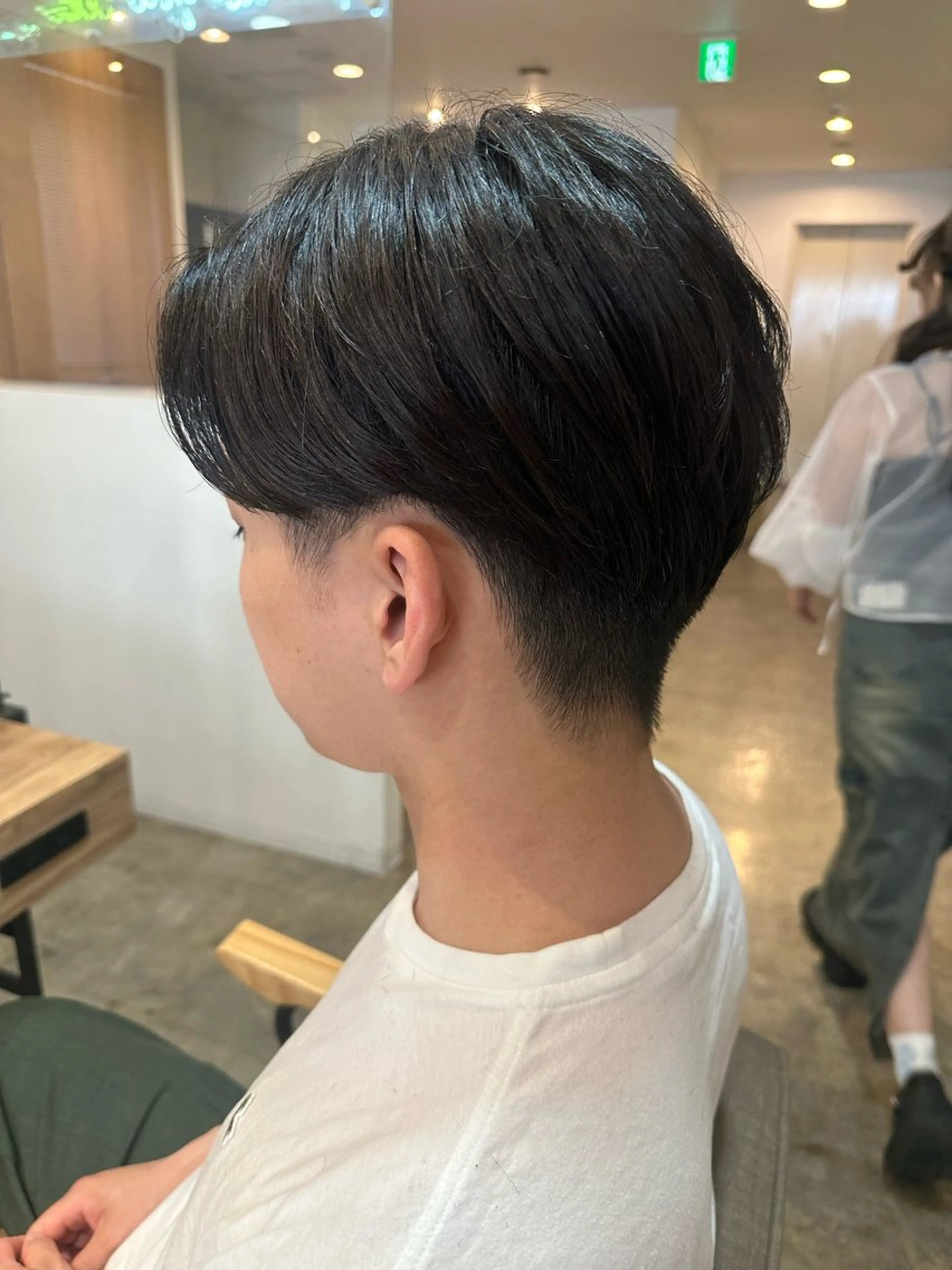 ショート メンズ センターパート カット ジュリ@junks __juriのヘアスタイル