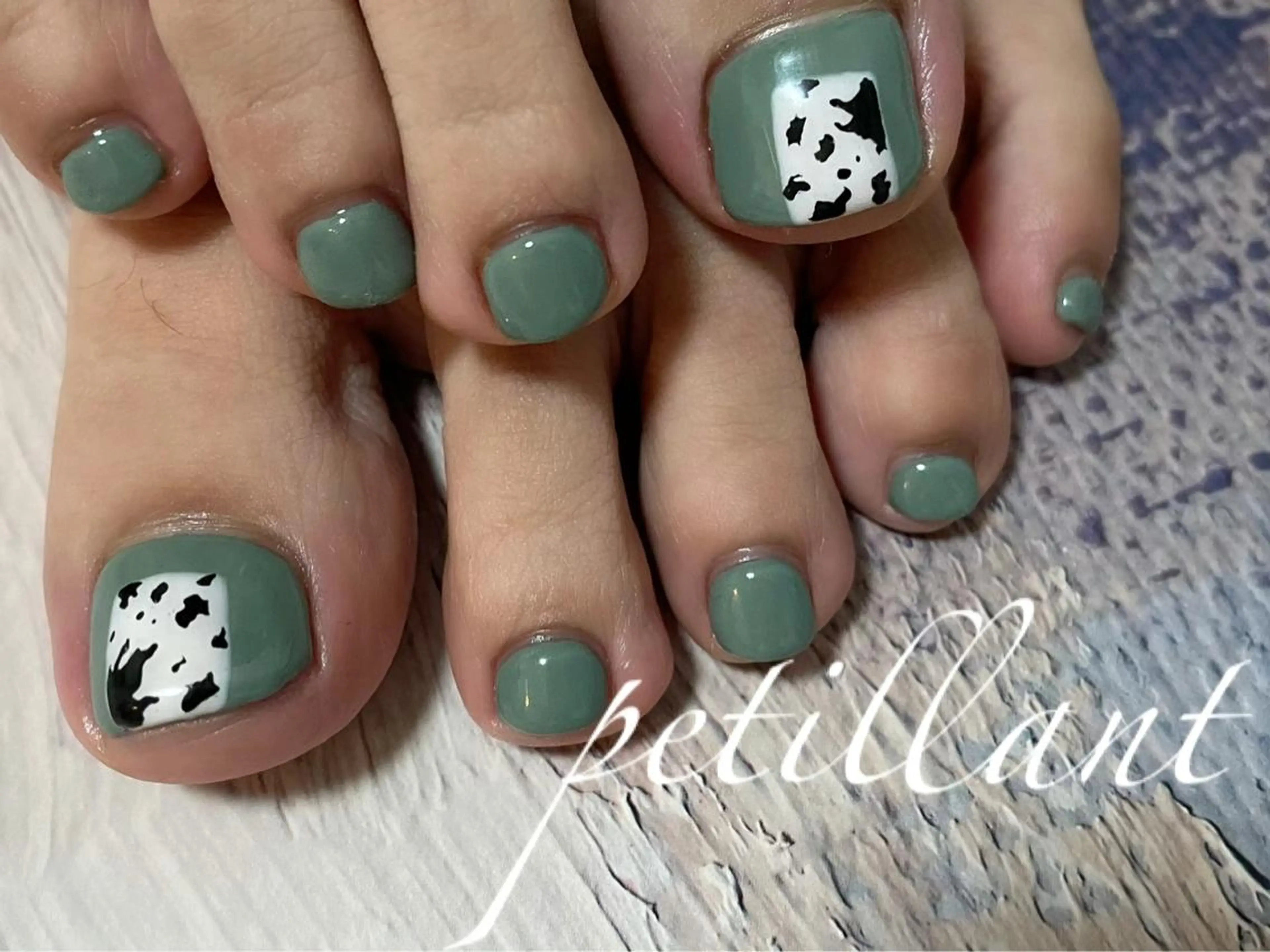 ネイル フットネイル nail salon petillantのネイルデザイン