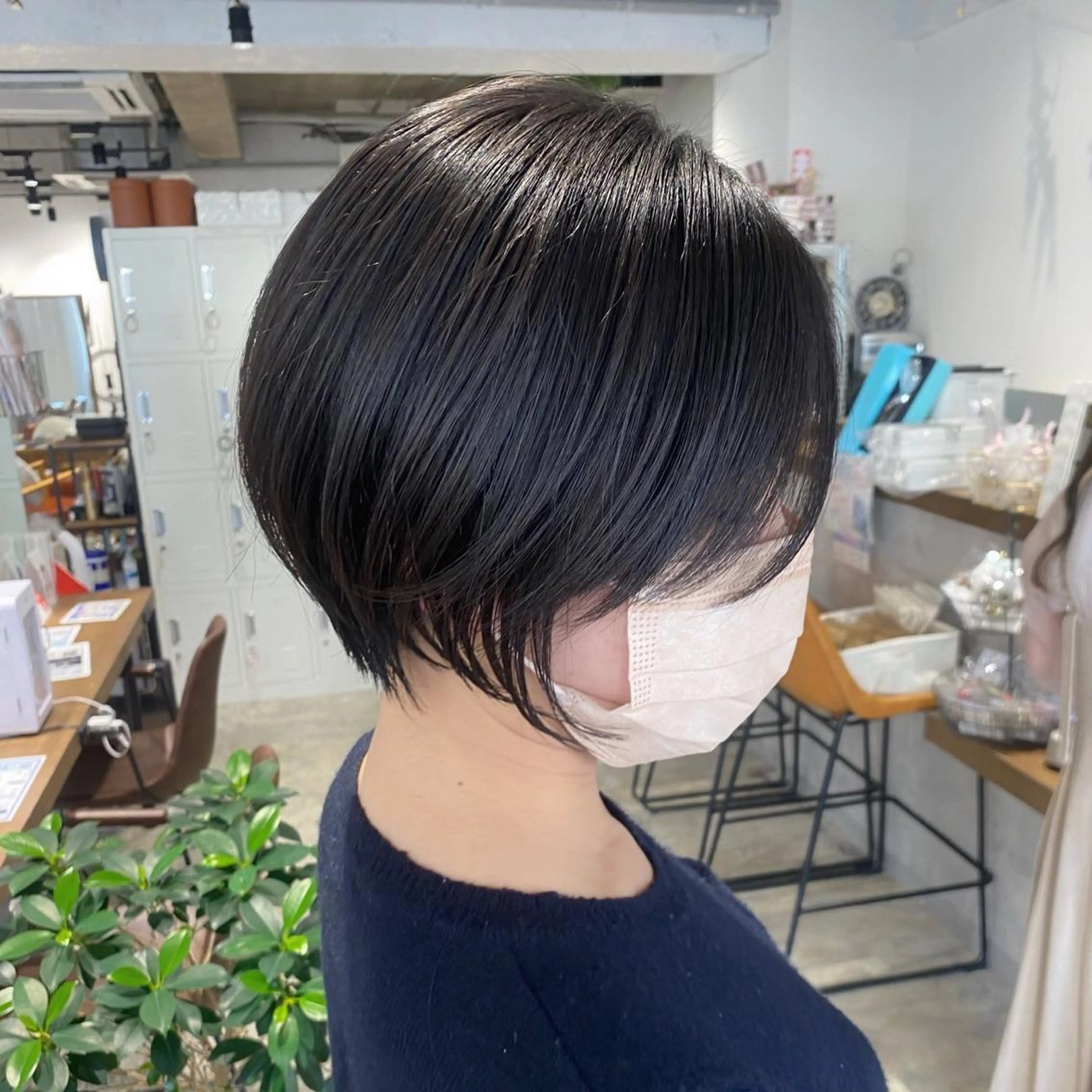 ショート カット ヘアカラー トリートメント ✨圧倒的満足度◎ 小顔美人ショート✨佃のヘアスタイル