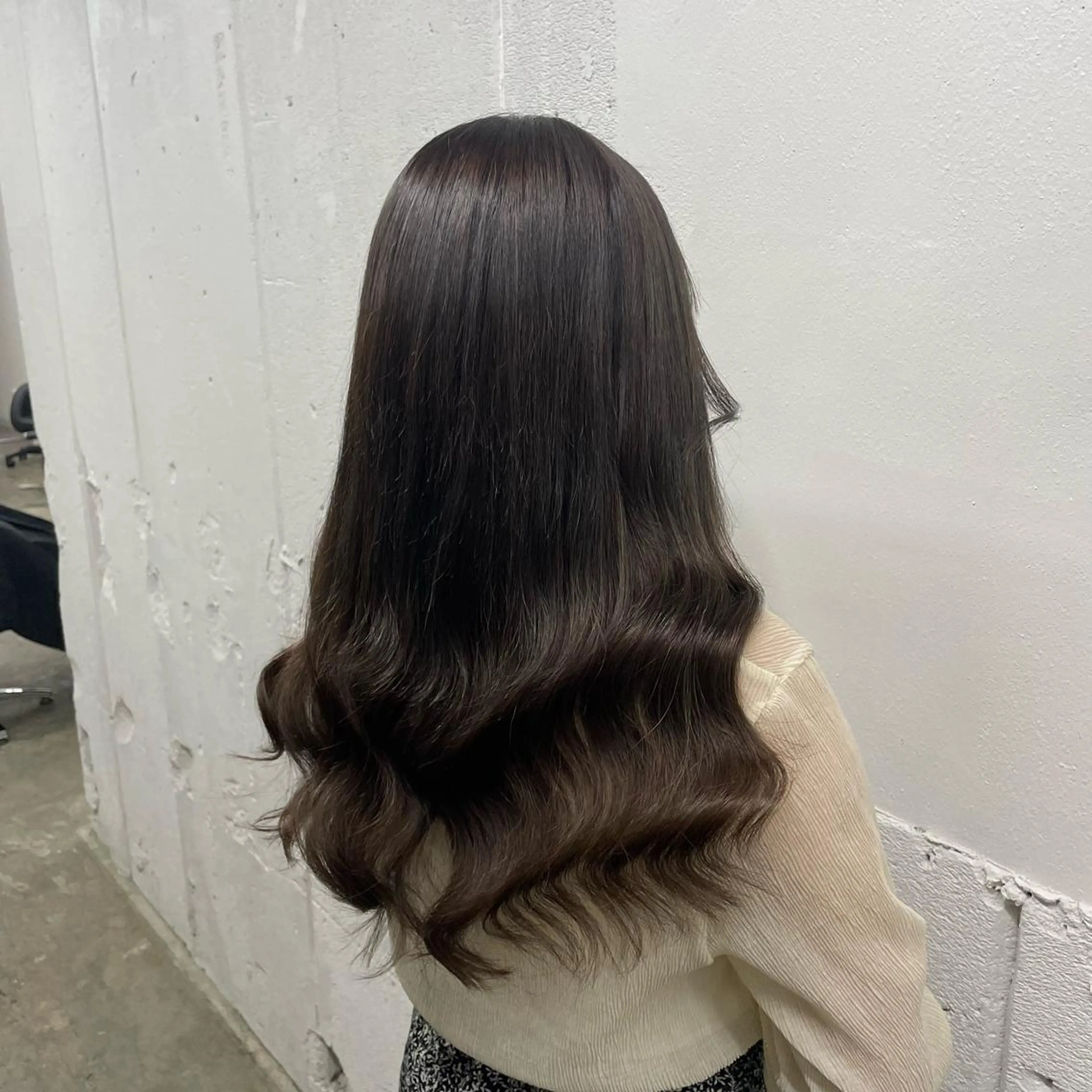 ロング カラー シールエクステ バレイヤージュ ミストバング ダブルカラー  フェイスフレーミング ヘアカラー エクステ 🧡艶髪ちゅるん髪 🫧🧡YUKI❄️のヘアスタイル