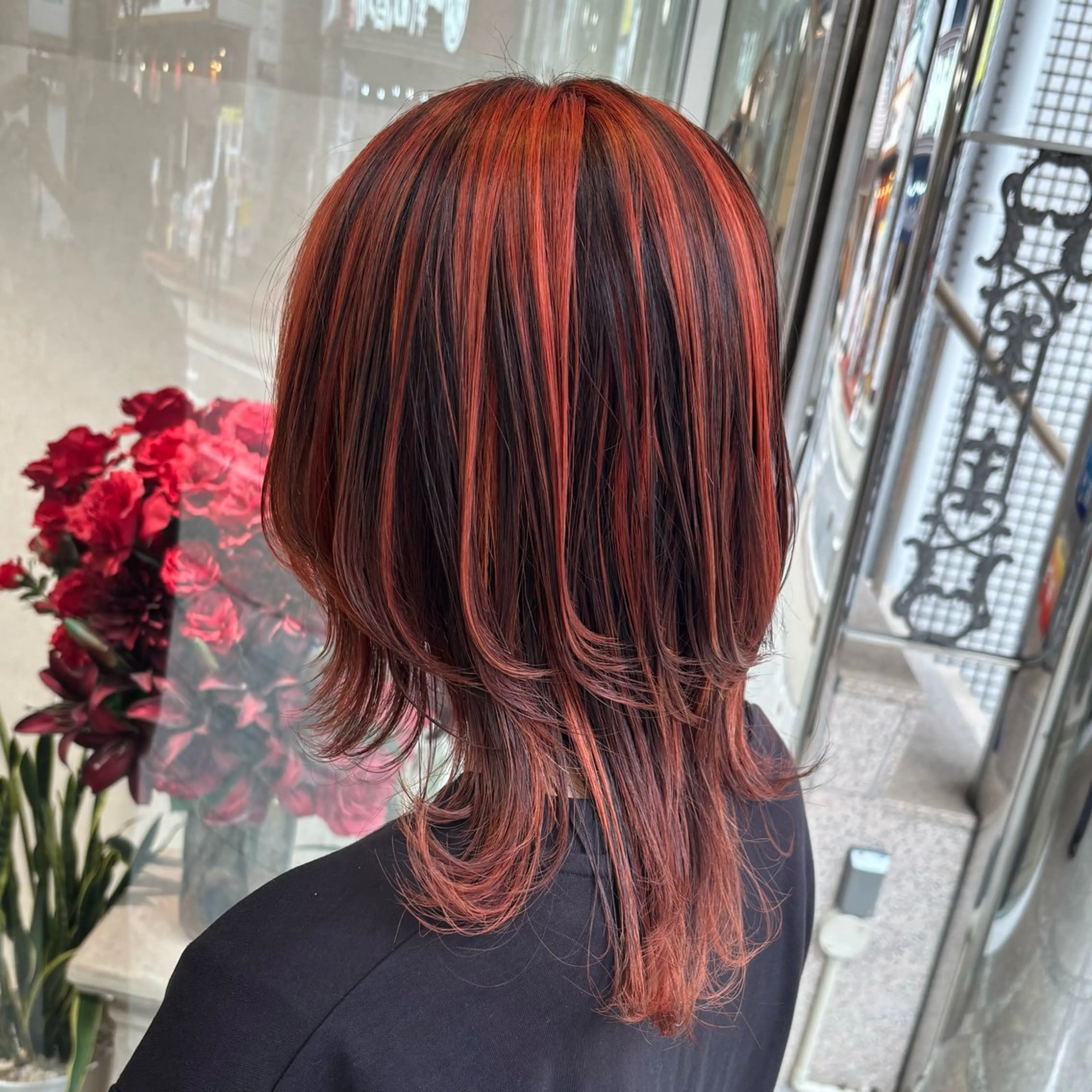 セミロング カット ヘアカラー ⚜️ウルフカット⚜️ タナミ　ミハルのヘアスタイル