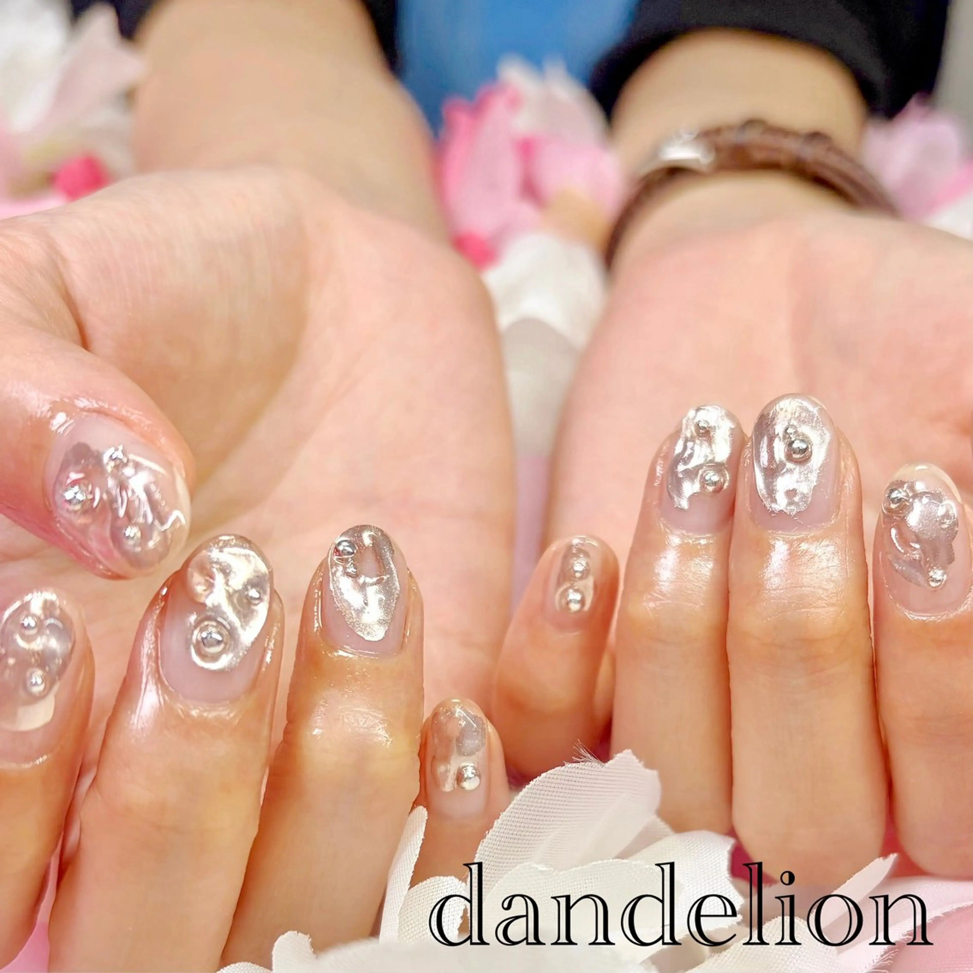 ネイル ハンドネイル ハンドケア dandelion ダンデライオンのネイルデザイン