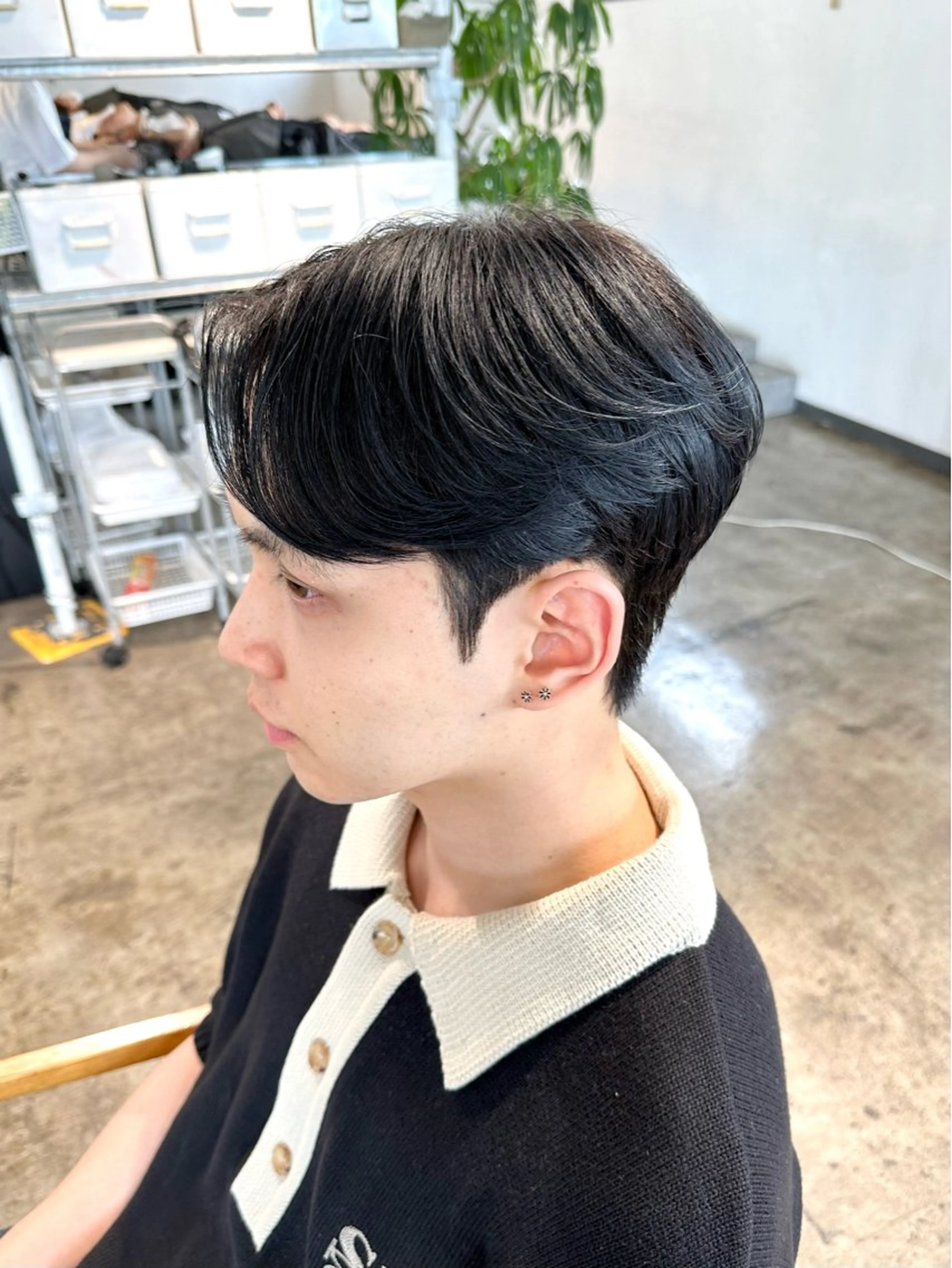 パーマ メンズ ダウンパーマ メンズ韓国風 メンズパーマ カット パーマ トリートメント 骨格補正施術/メンズ 専門美容師/YUYAのヘアスタイル