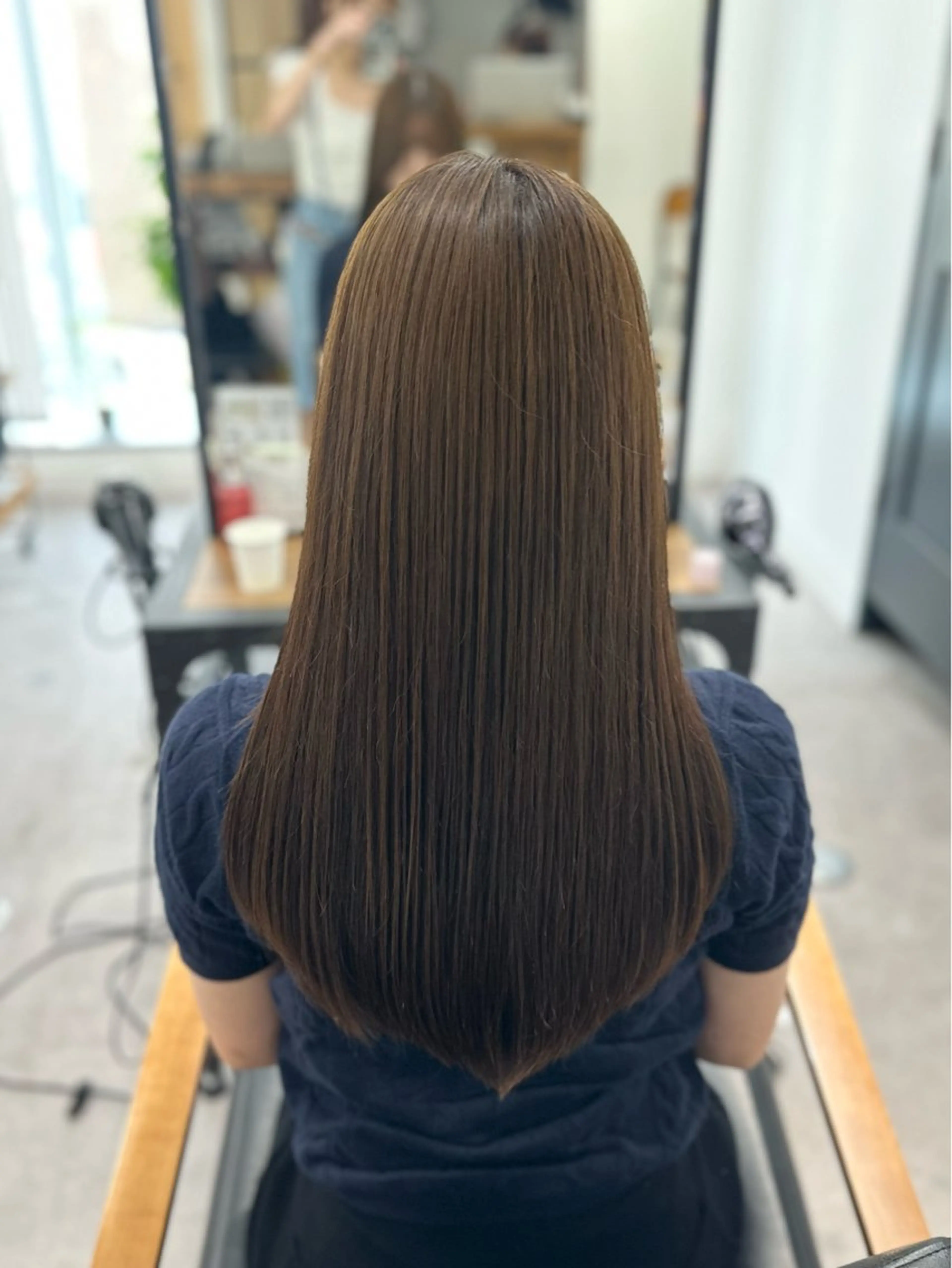 ロング カラー パーマ ヘアアレンジ メンズ キッズ カット 縮毛矯正 レイヤーカット 🌿透け感カラーのヘアスタイル