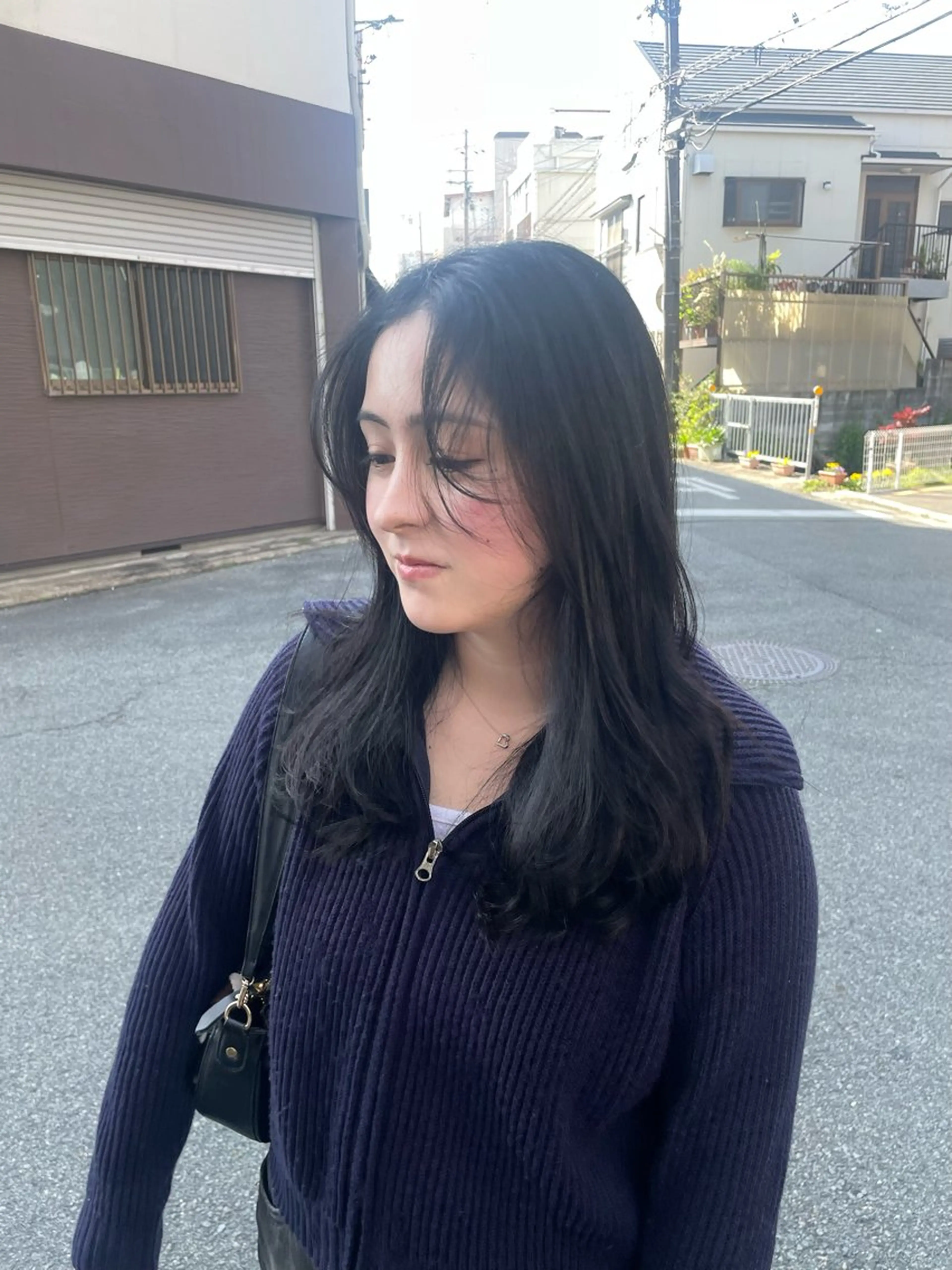 セミロング SLASHスラッシュ 小川花鈴のヘアスタイル