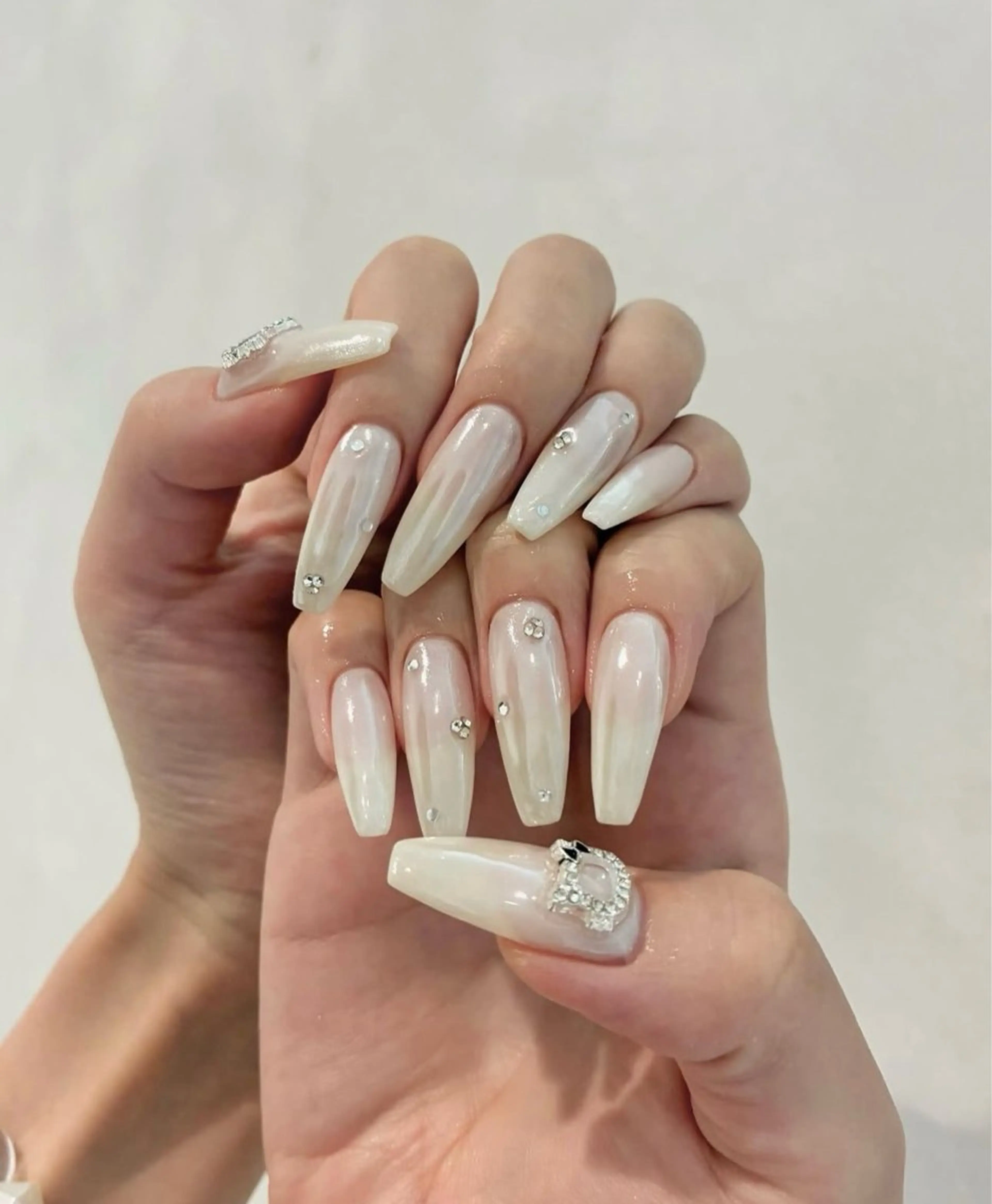 ネイル 韓国ネイル 持ち込み ニュアンスネイル ネイルチップ ハンドネイル TABI ANA.CHUOのネイルデザイン