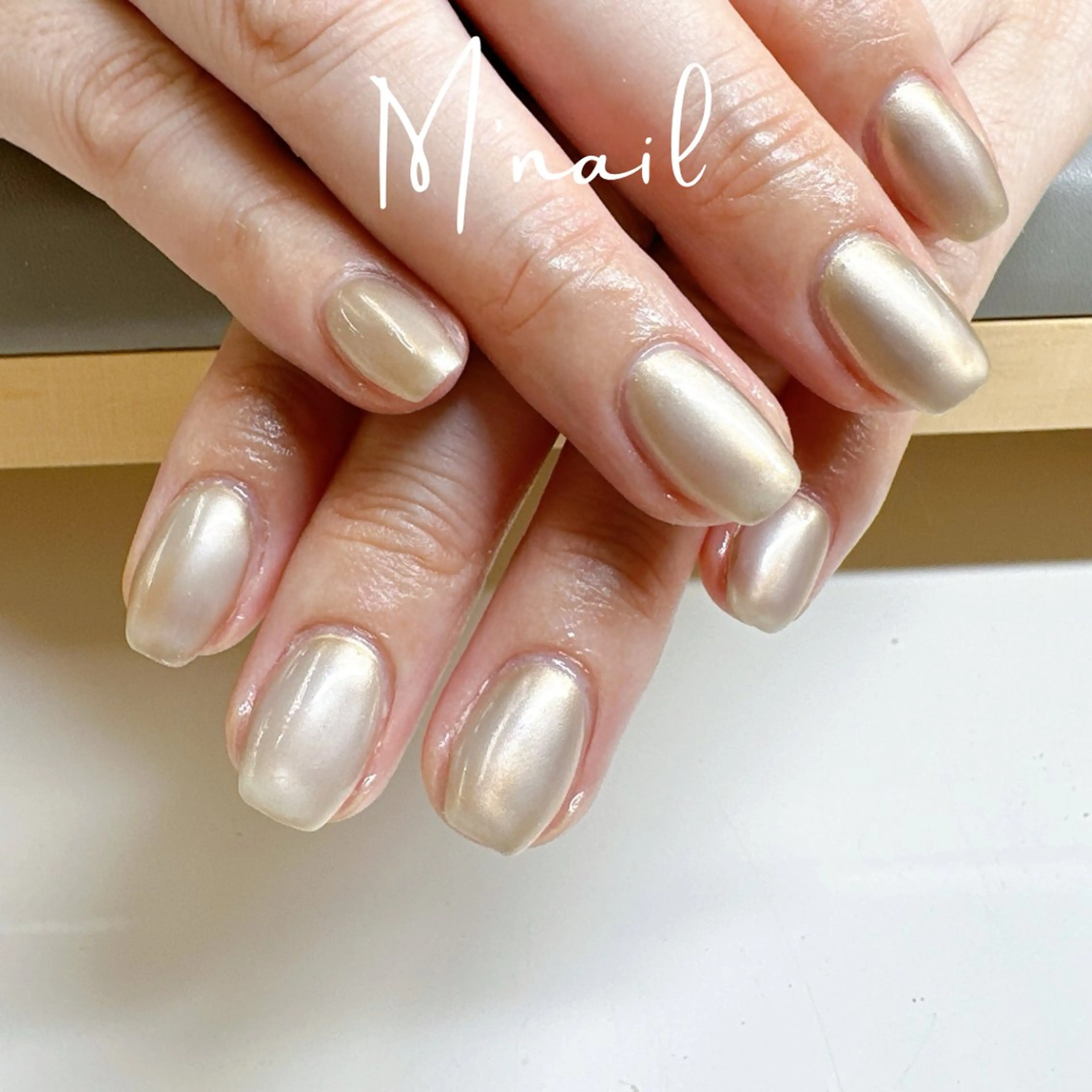 ネイル ミラーネイル ハンドネイル M' nailのネイルデザイン