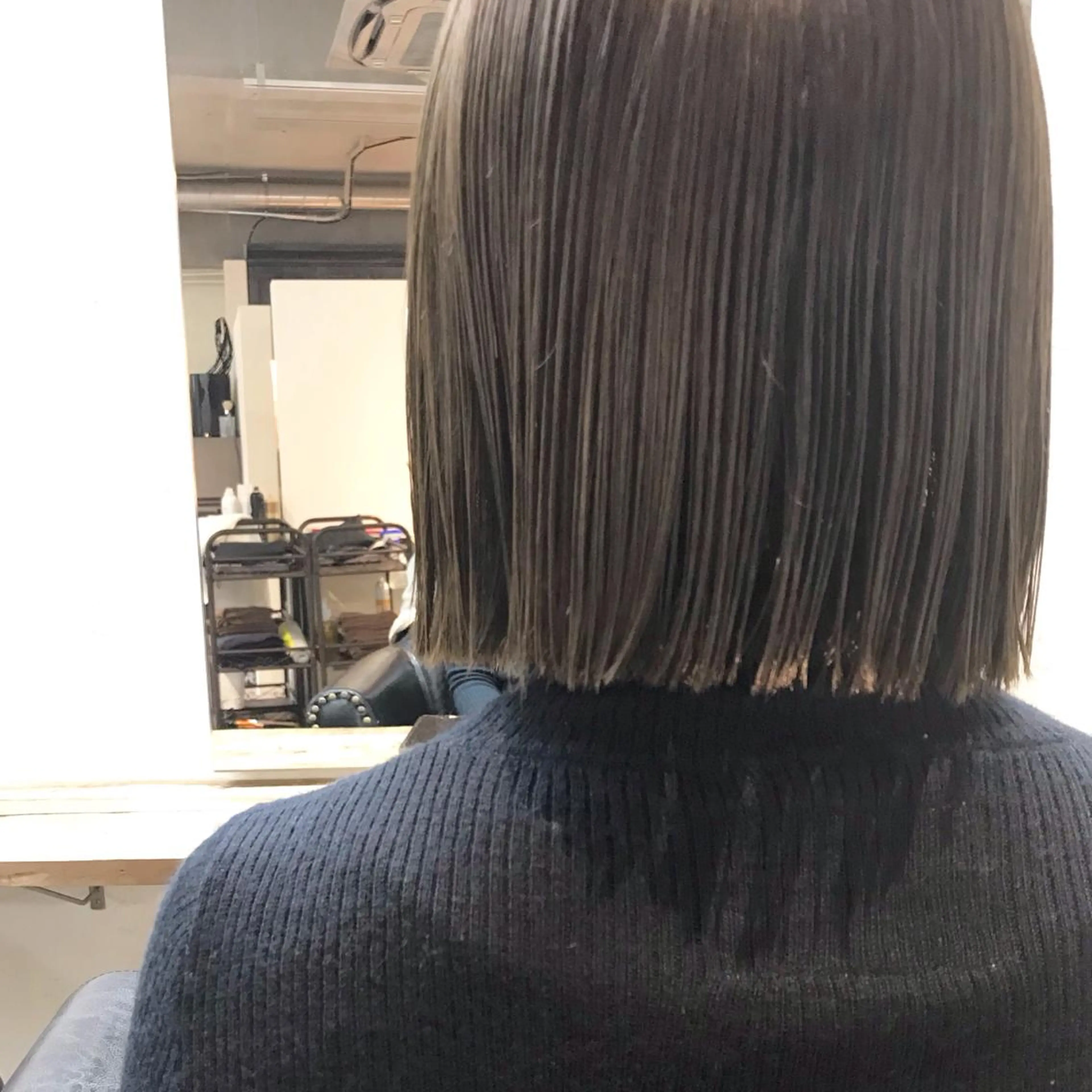 ミディアム カラー カット ヘアカラー トリートメント 坂本 裕介/パーマのヘアスタイル