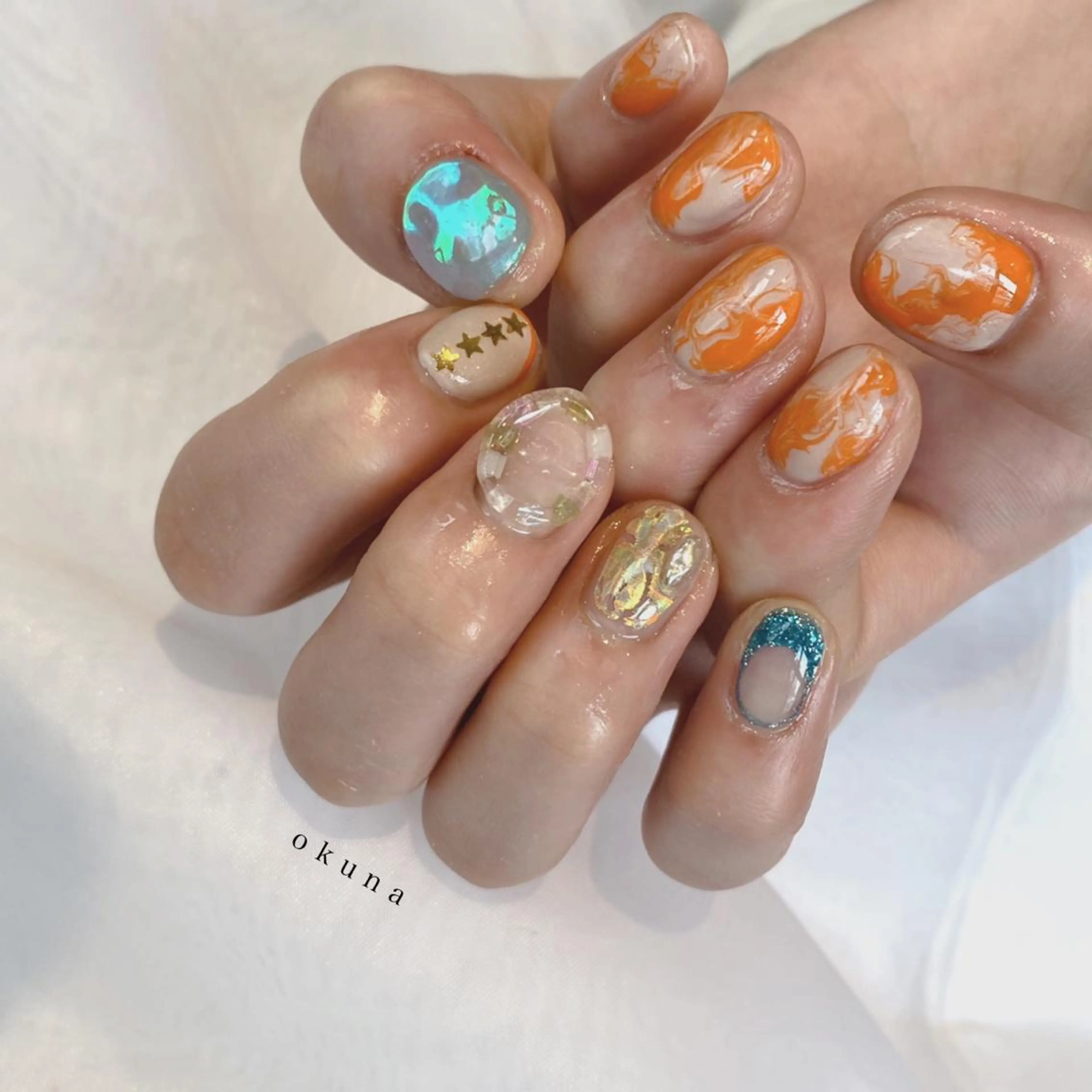 ネイル ニュアンスネイル パンチャパンチャ ネイルサロンのネイルデザイン