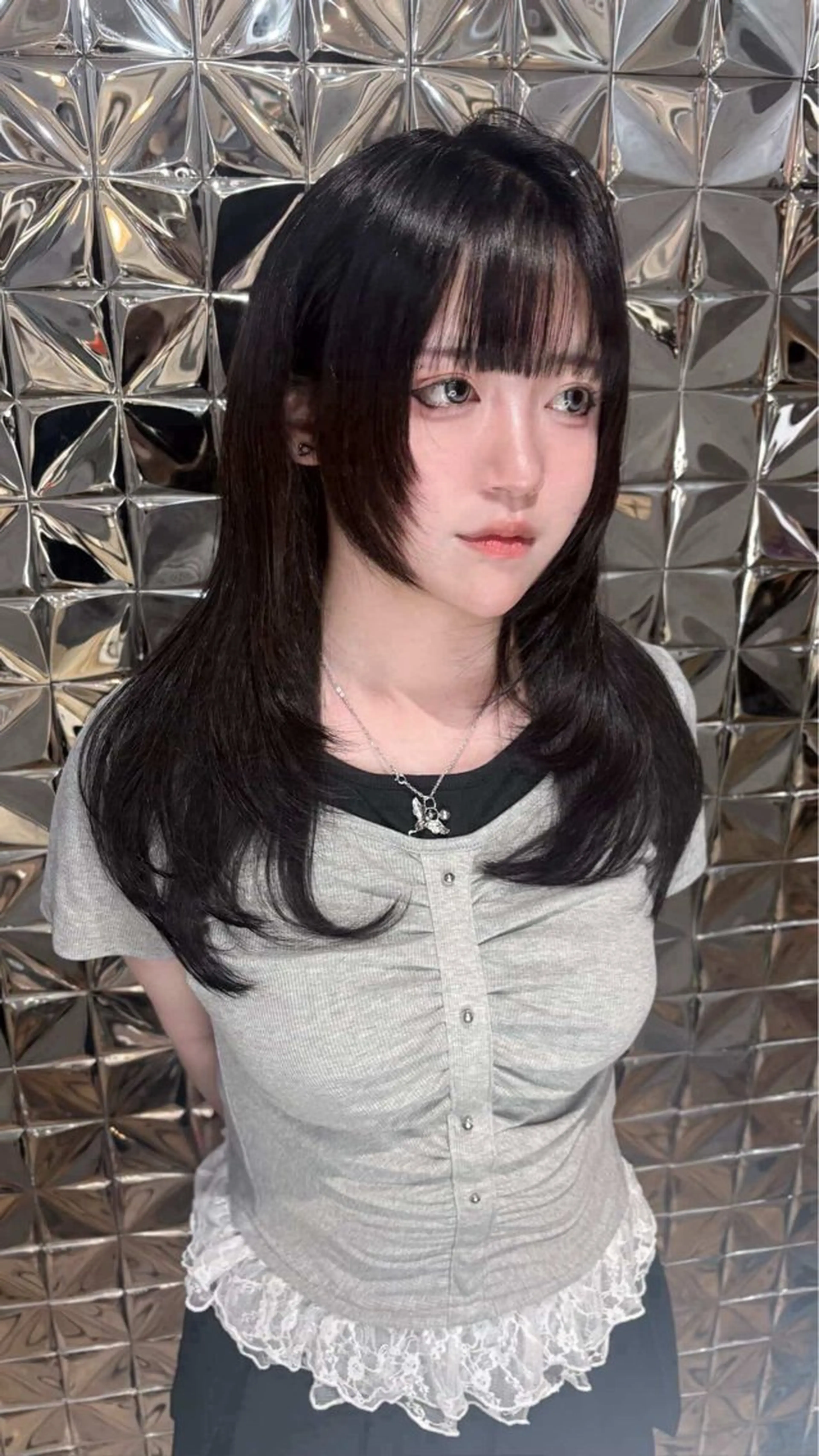 セミロング ヘアアレンジ ボブ レイヤーカット エクステ ラブスタシー天神 ✦キョウカ✦のヘアスタイル