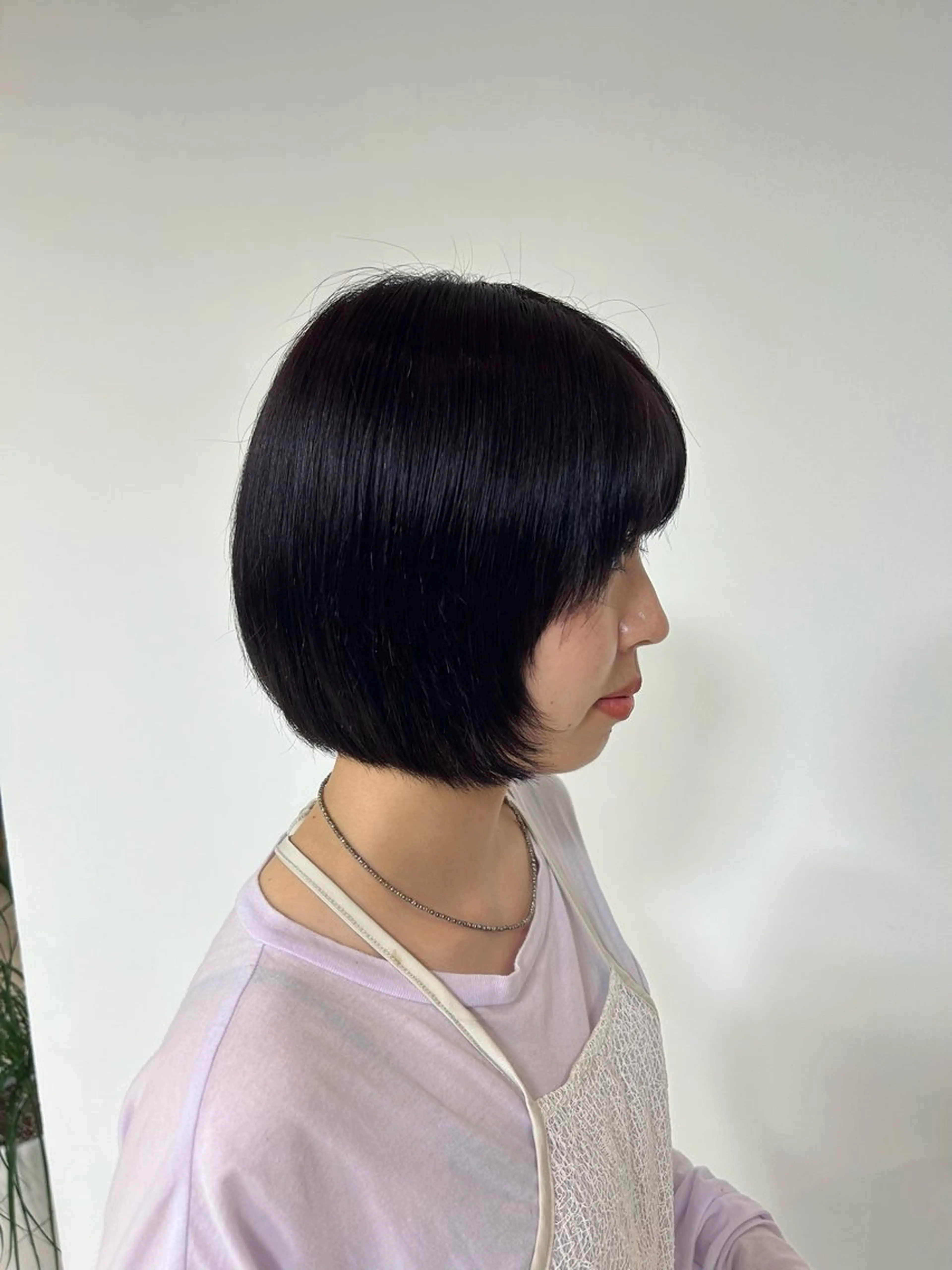 ショート カラー ディープラベンダー ラベンダーカラー 山本 純大のヘアスタイル