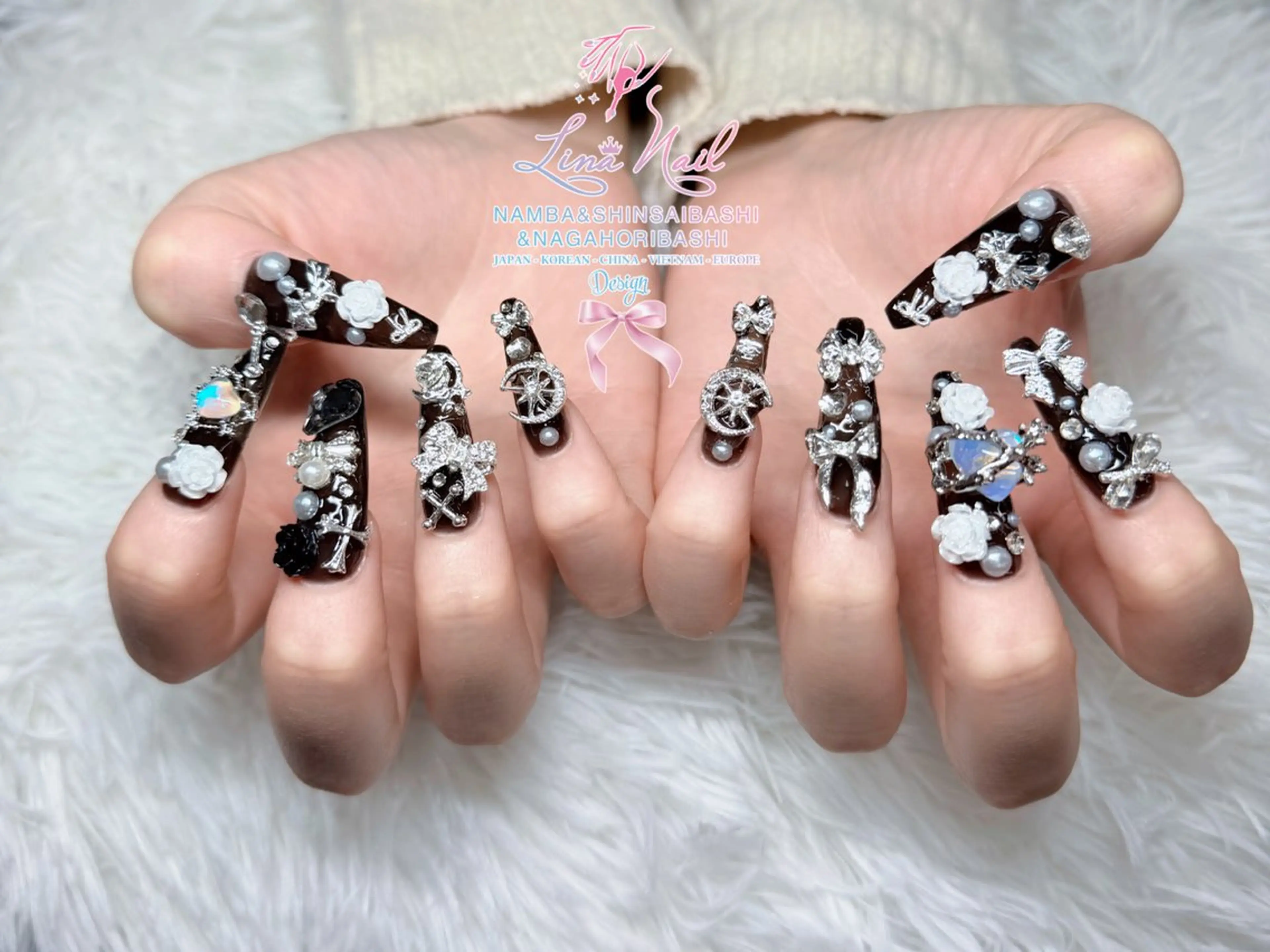 ネイル フットネイル ジェルネイル 持ち込み ネイルチップ ハンドネイル リナネイル 長堀橋店／東心斎橋店のネイルデザイン