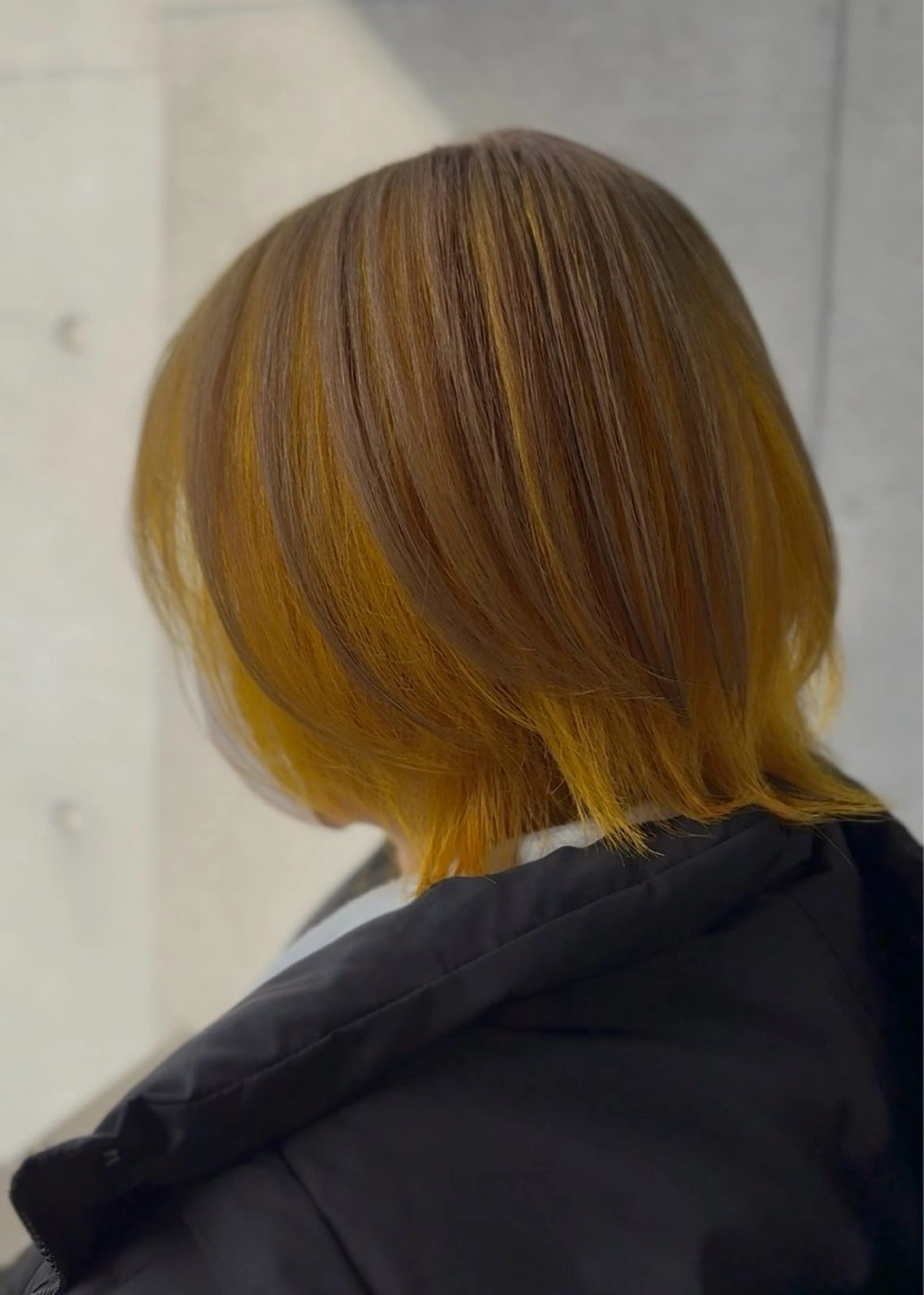 ミディアム カラー ベージュカラー イエローカラー 【ROA】 MISUZU✨のヘアスタイル