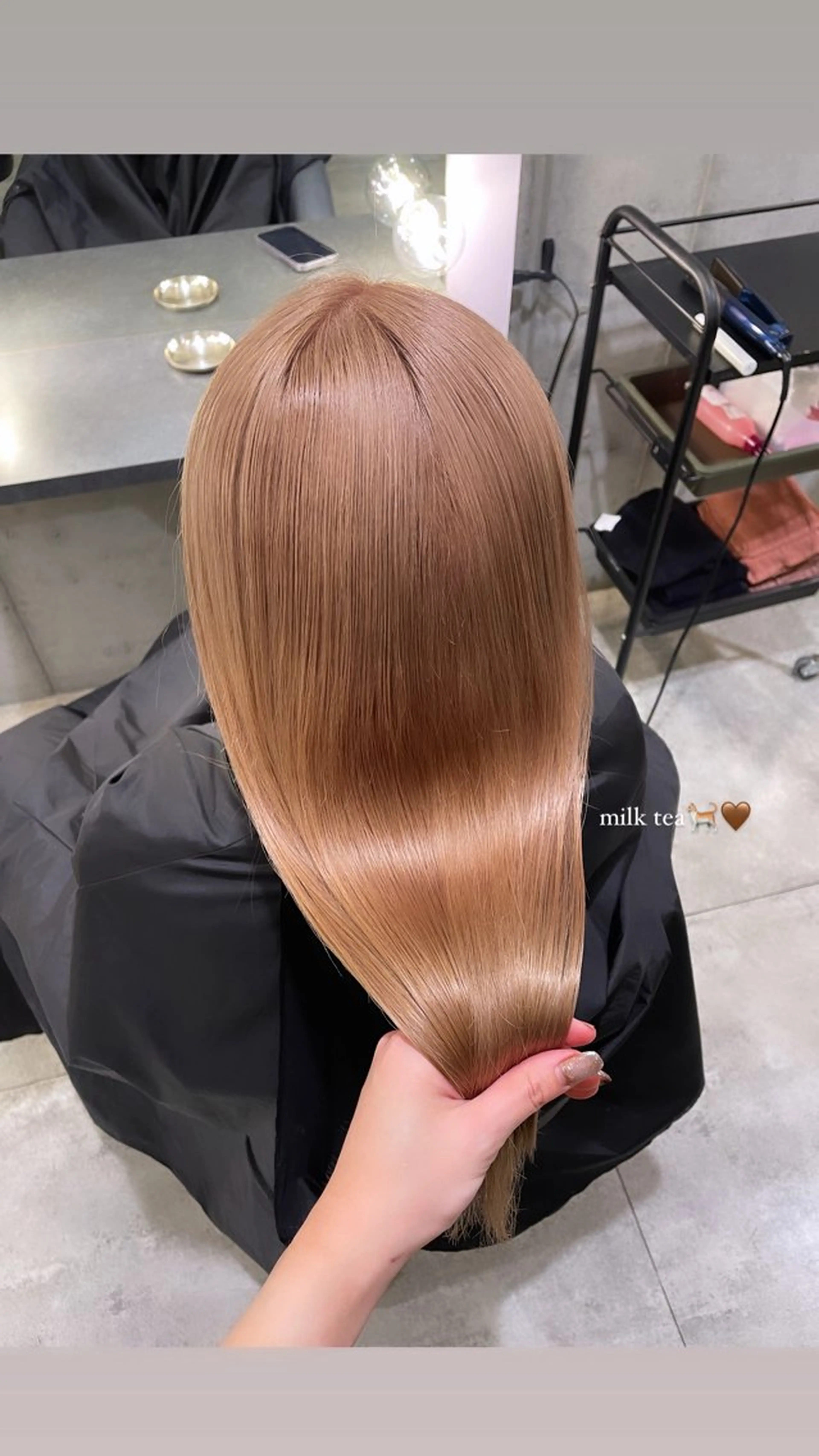 ダブルカラー＋トリートメント(ケアブリーチ込み)の写真