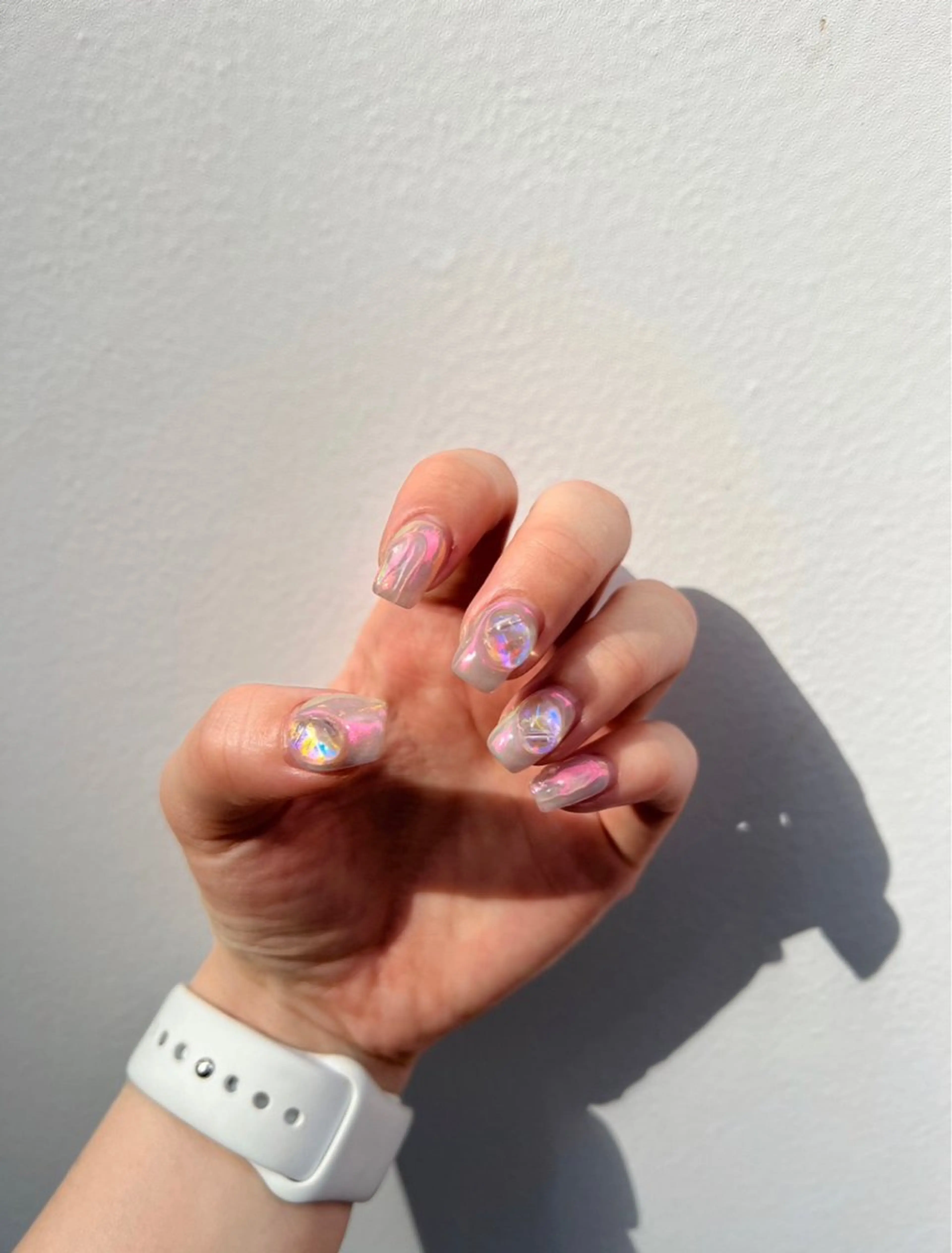 ネイル ミラーネイル 持ち込み ニュアンスネイル Charme. NOBUKOのネイルデザイン