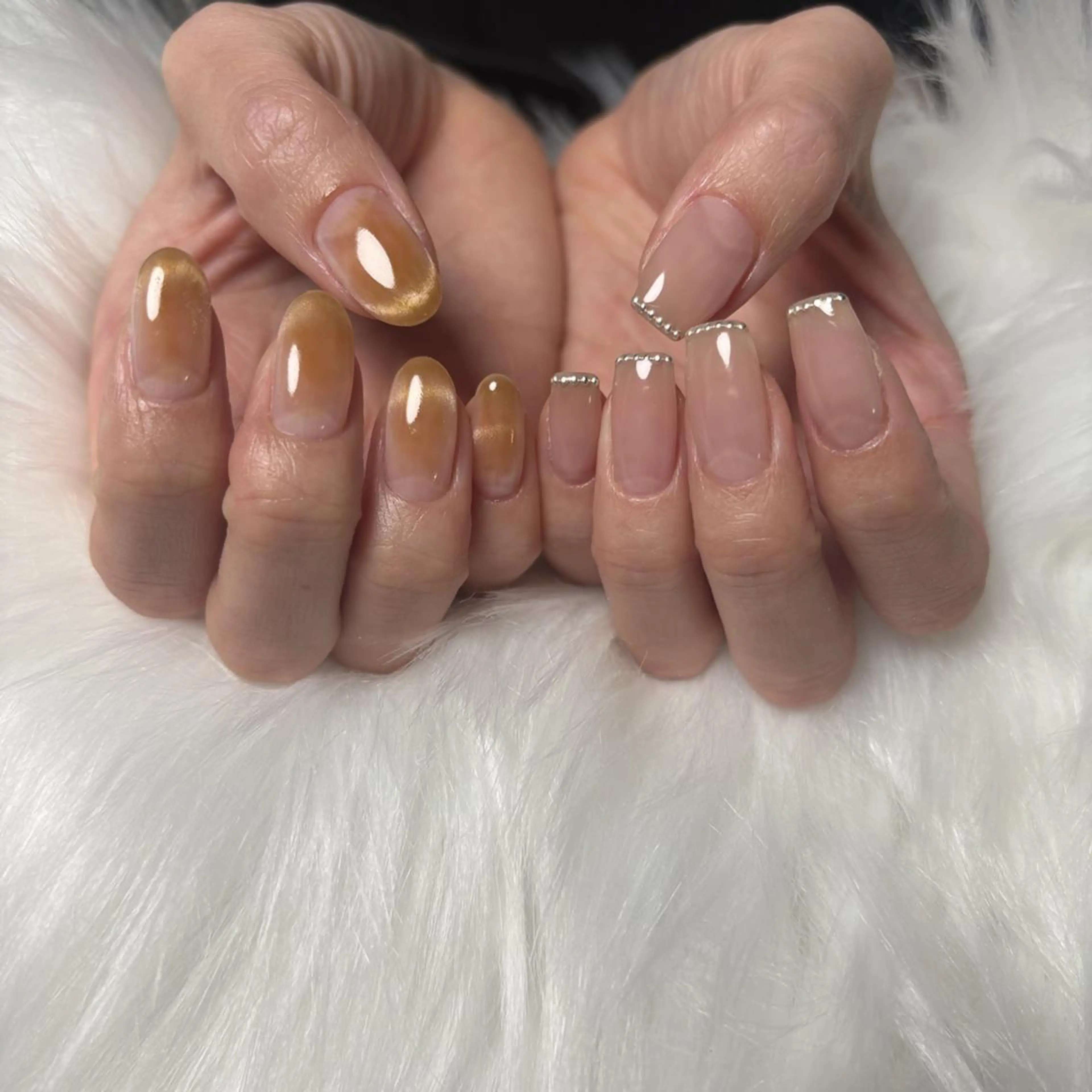 ネイル マグネットネイル ハンドネイル nail salon Libertyのネイルデザイン