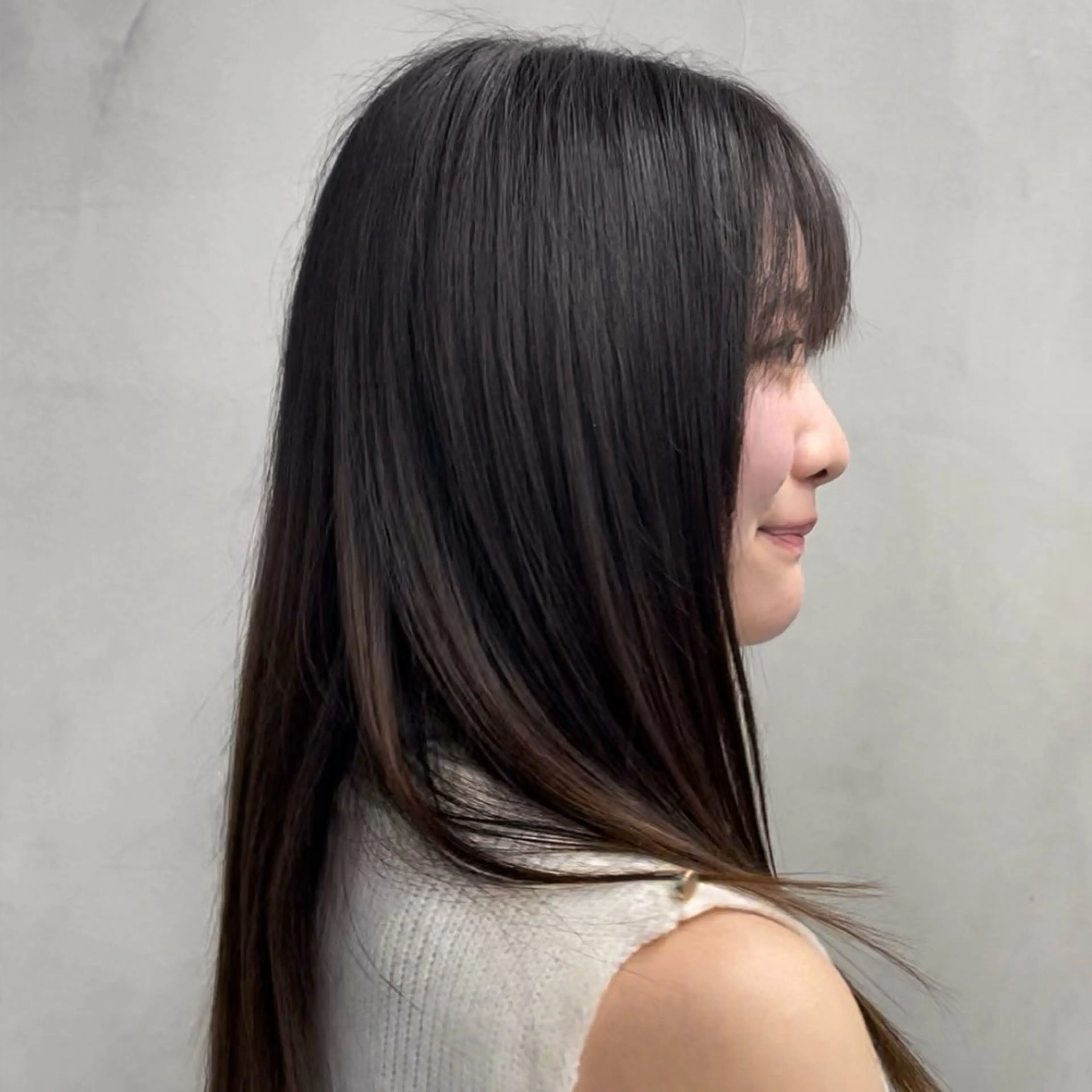 ロング カラー ヘアアレンジ fifth 石川 凪のヘアスタイル