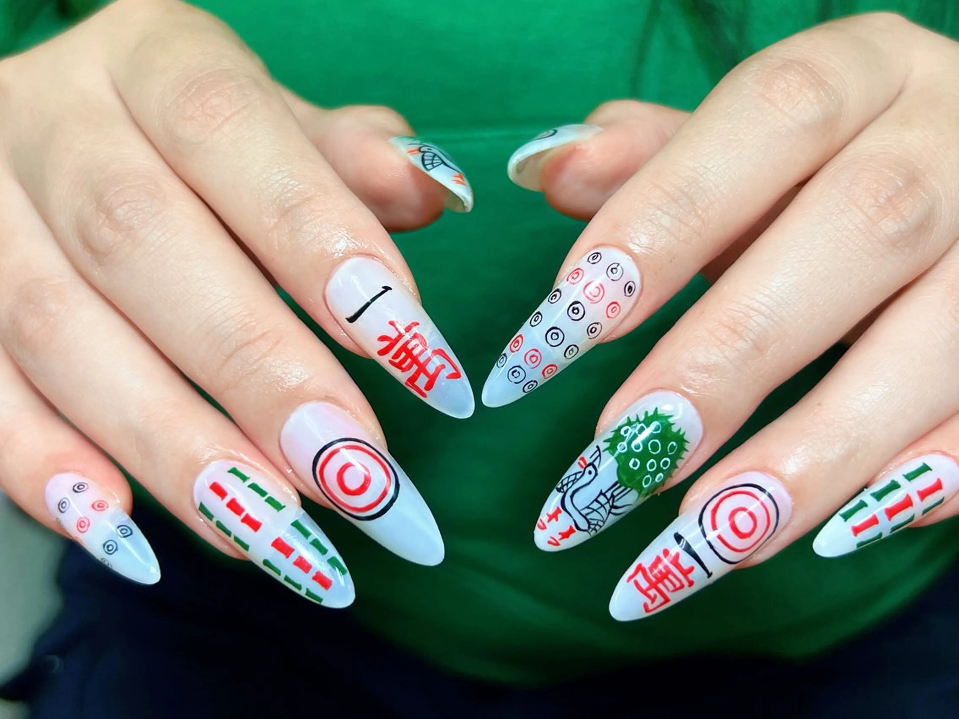 ネイル 長さ出し 持ち込み スカルプネイル ハンドネイル Painty nailのネイルデザイン