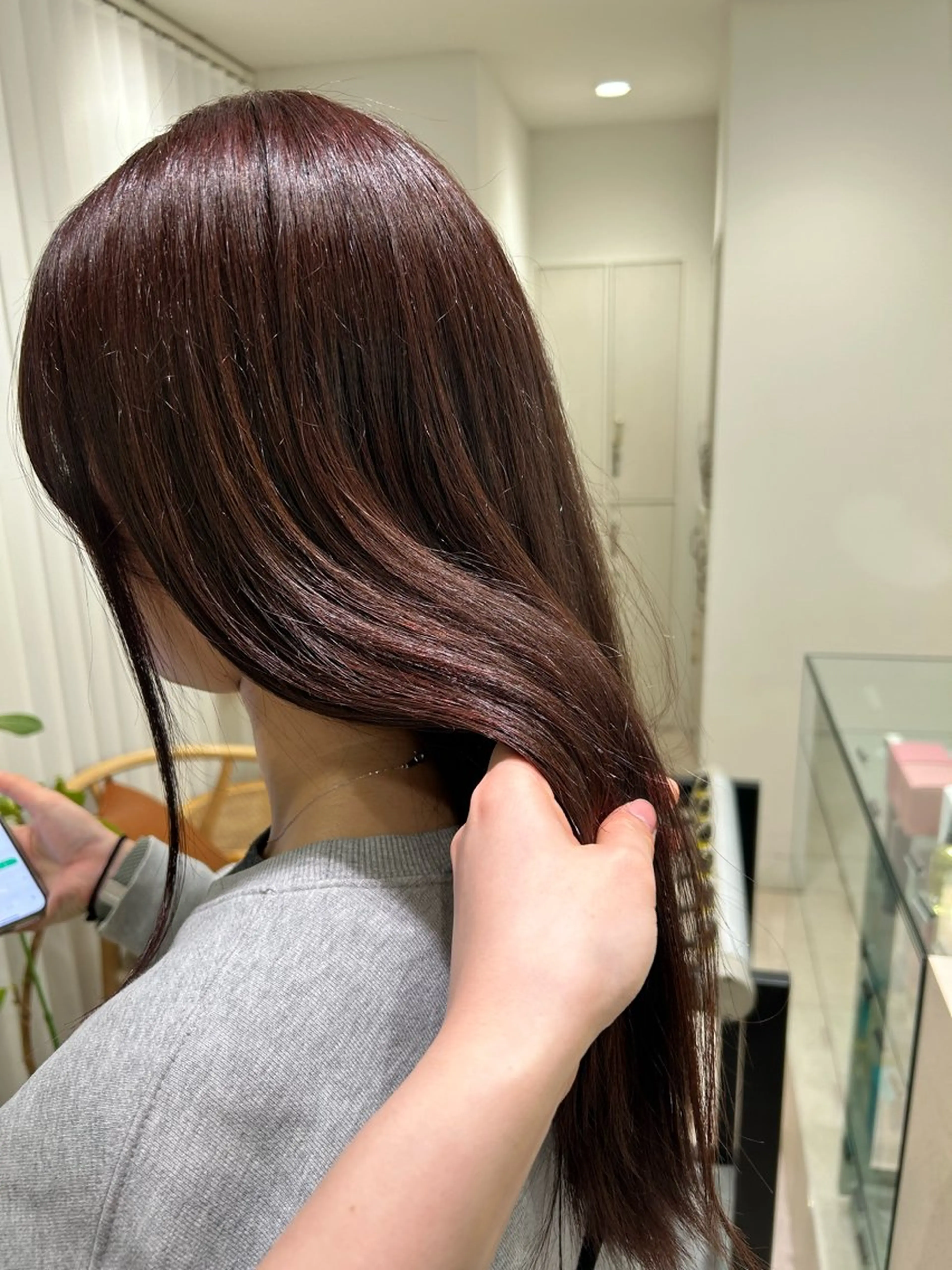 ミディアム カラー 透明感/ベージュ /kazui🐈のヘアスタイル