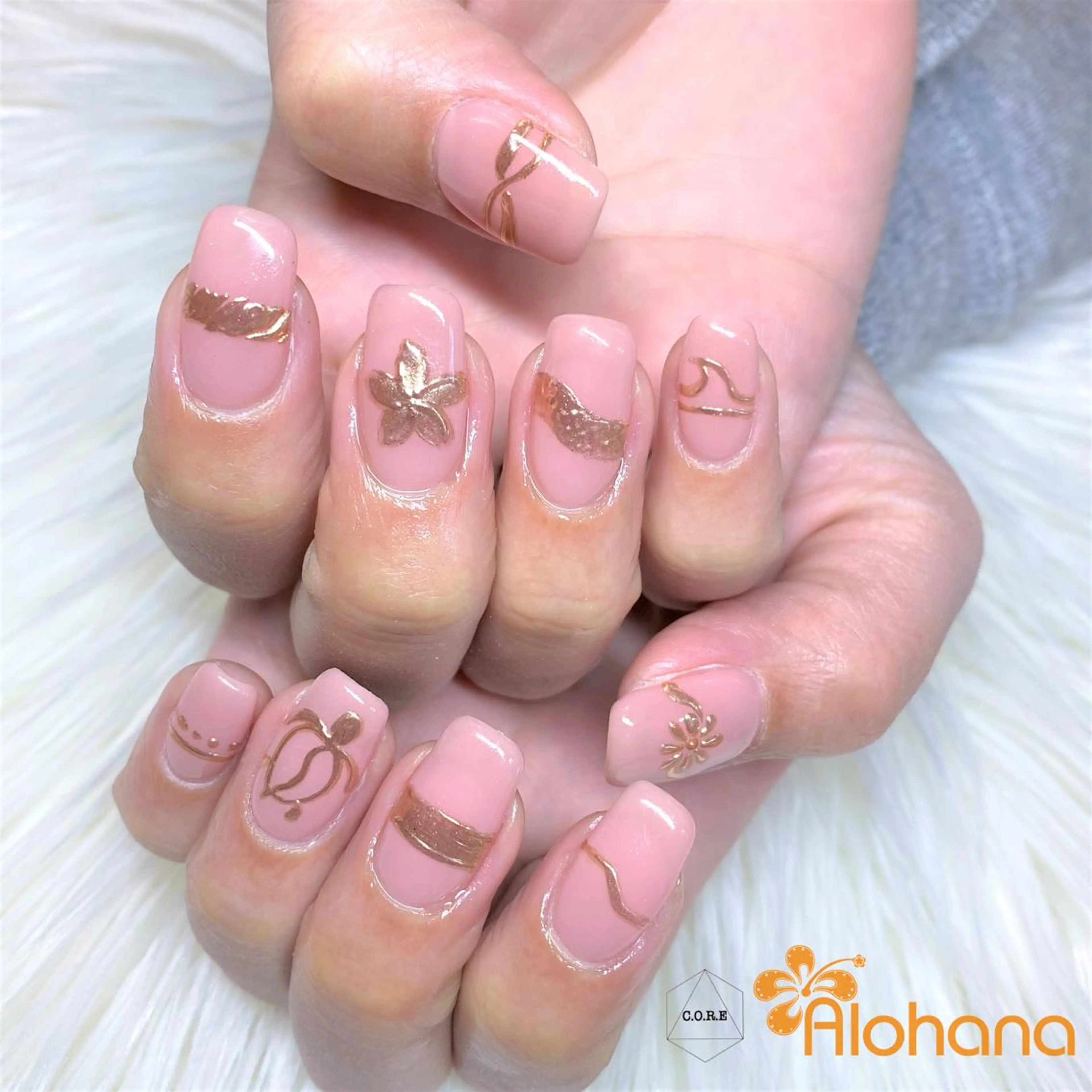 ネイル ハンドネイル Alohana Minaのネイルデザイン