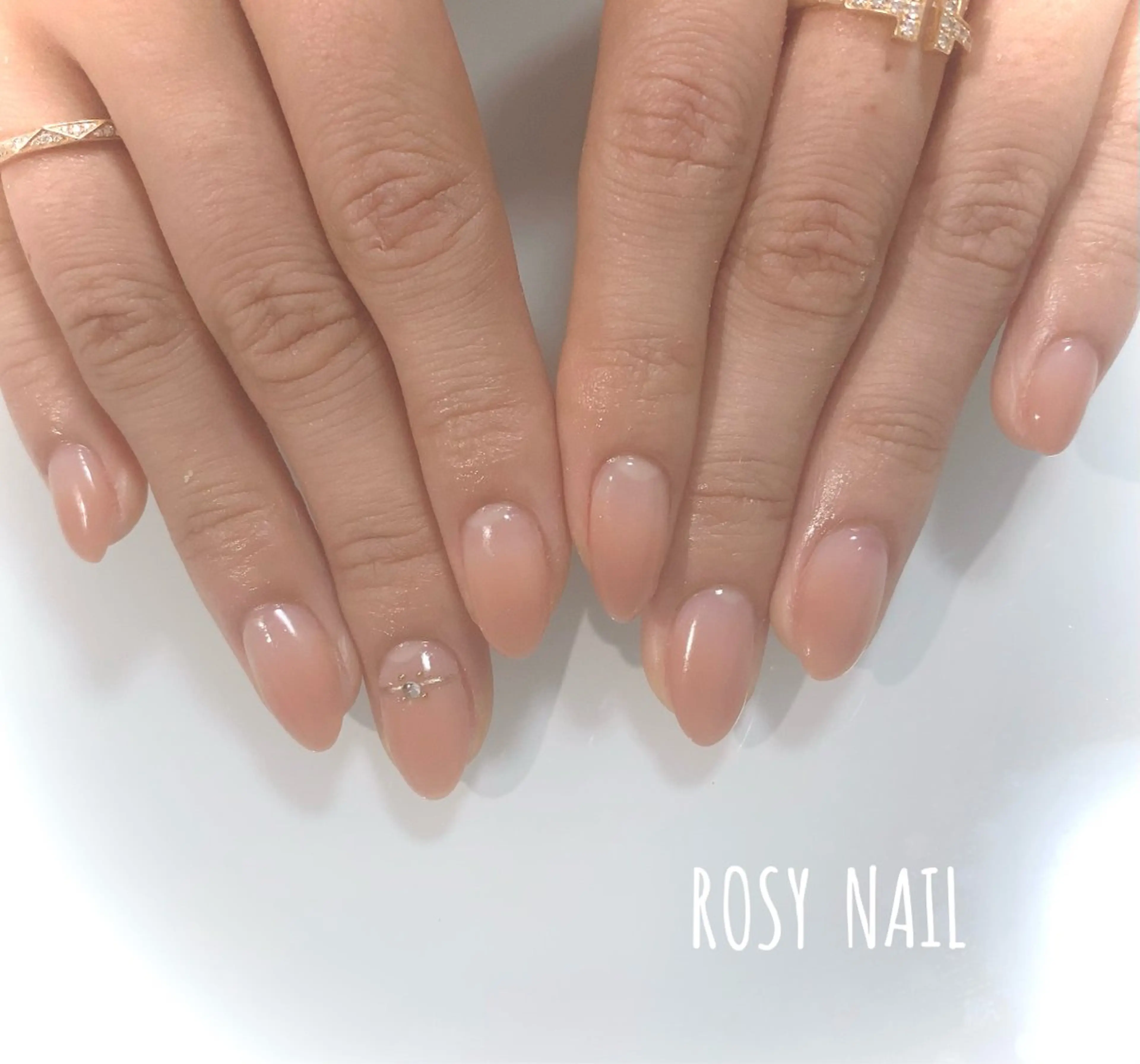 ネイル グラデーション シンプルネイル ROSY NAIL ロージーネイルのネイルデザイン