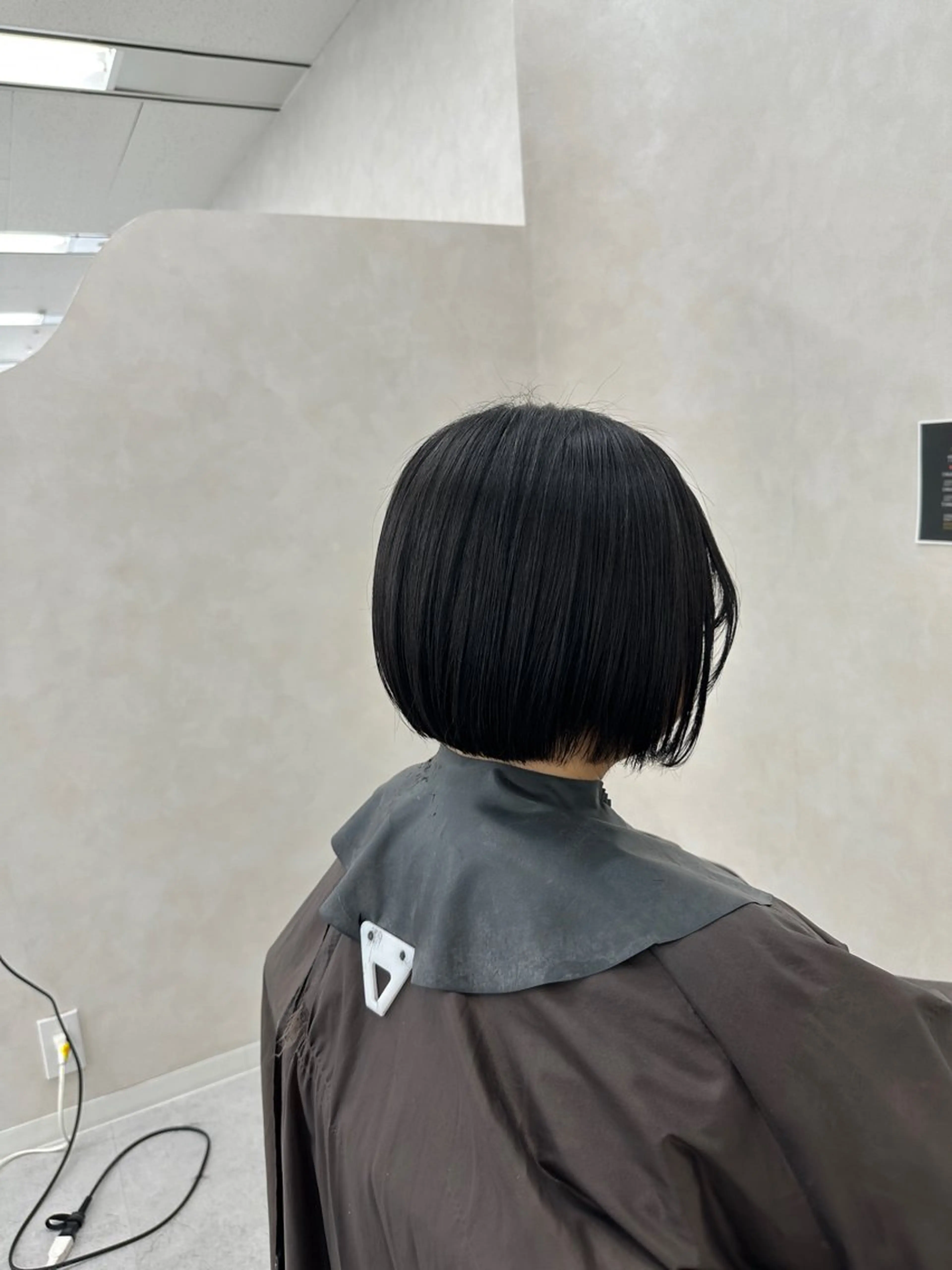 ショート 前下がりボブ ボブ 長めボブ 大場 賀句のヘアスタイル