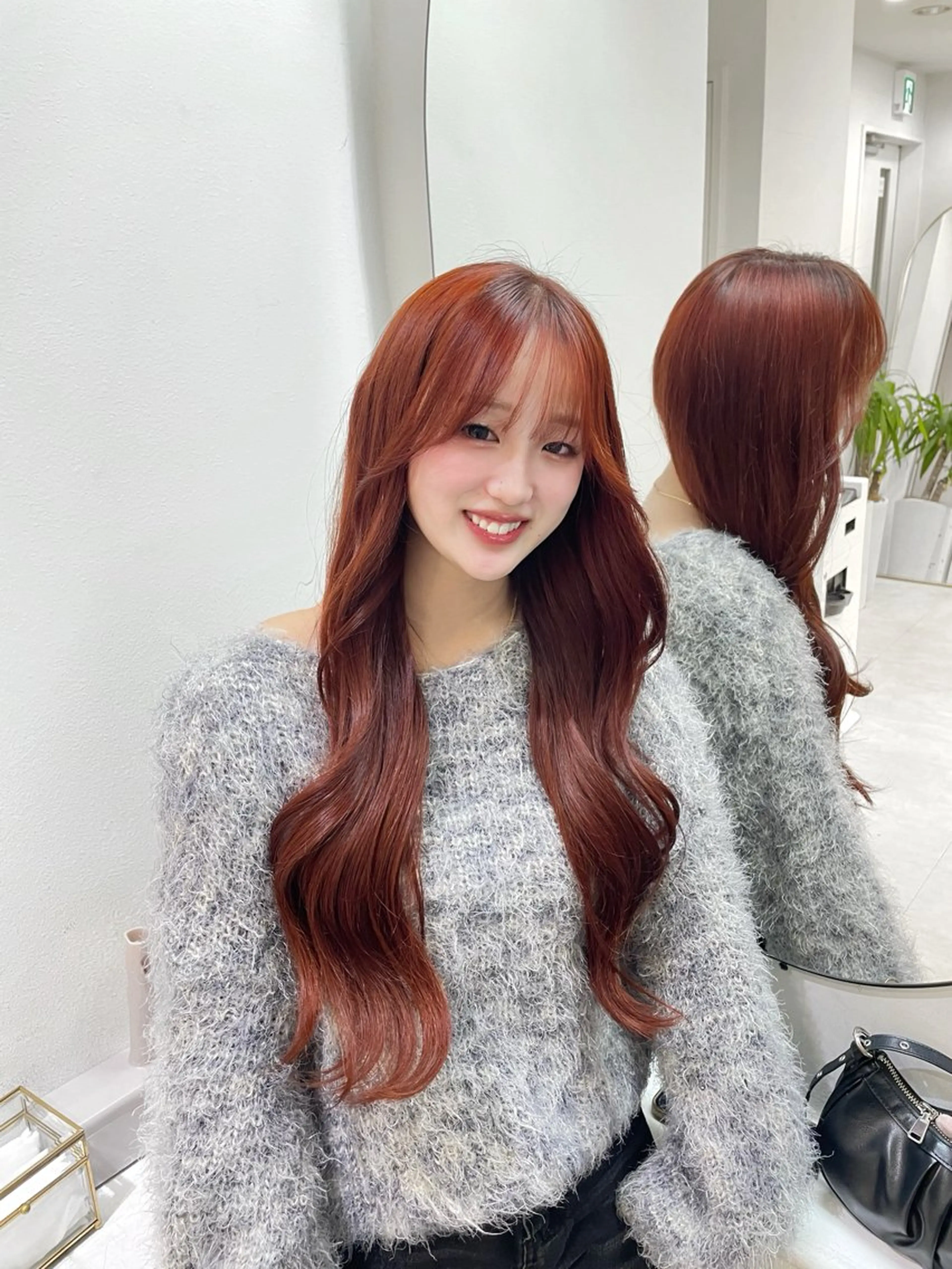 ロング カラー 韓国ガーリーヘア🎀 Sayaka🤍のヘアスタイル