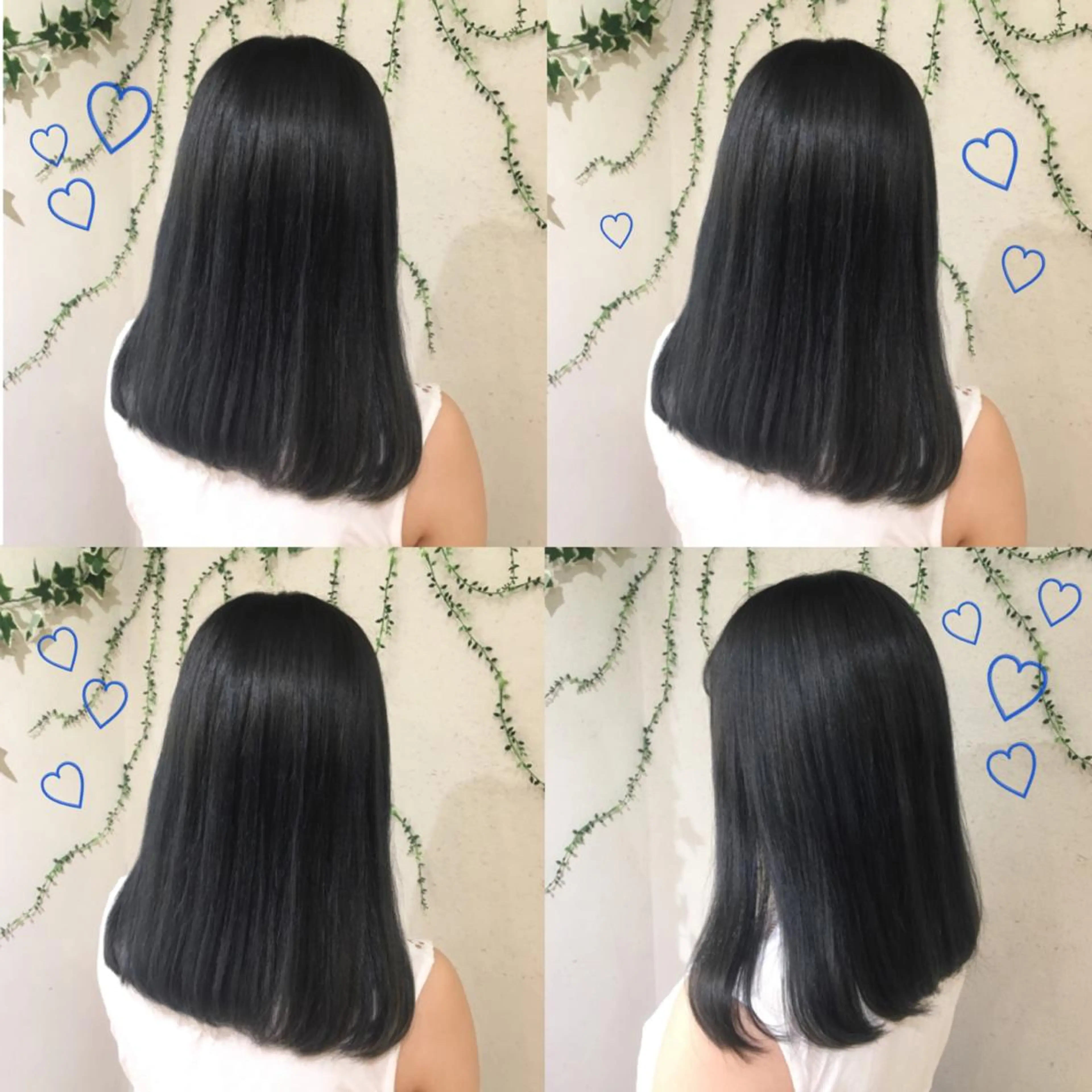 ミディアム カラー ブリーチ ブルーカラー 韓国ヘア得意❤︎森澤 悠佳のヘアスタイル