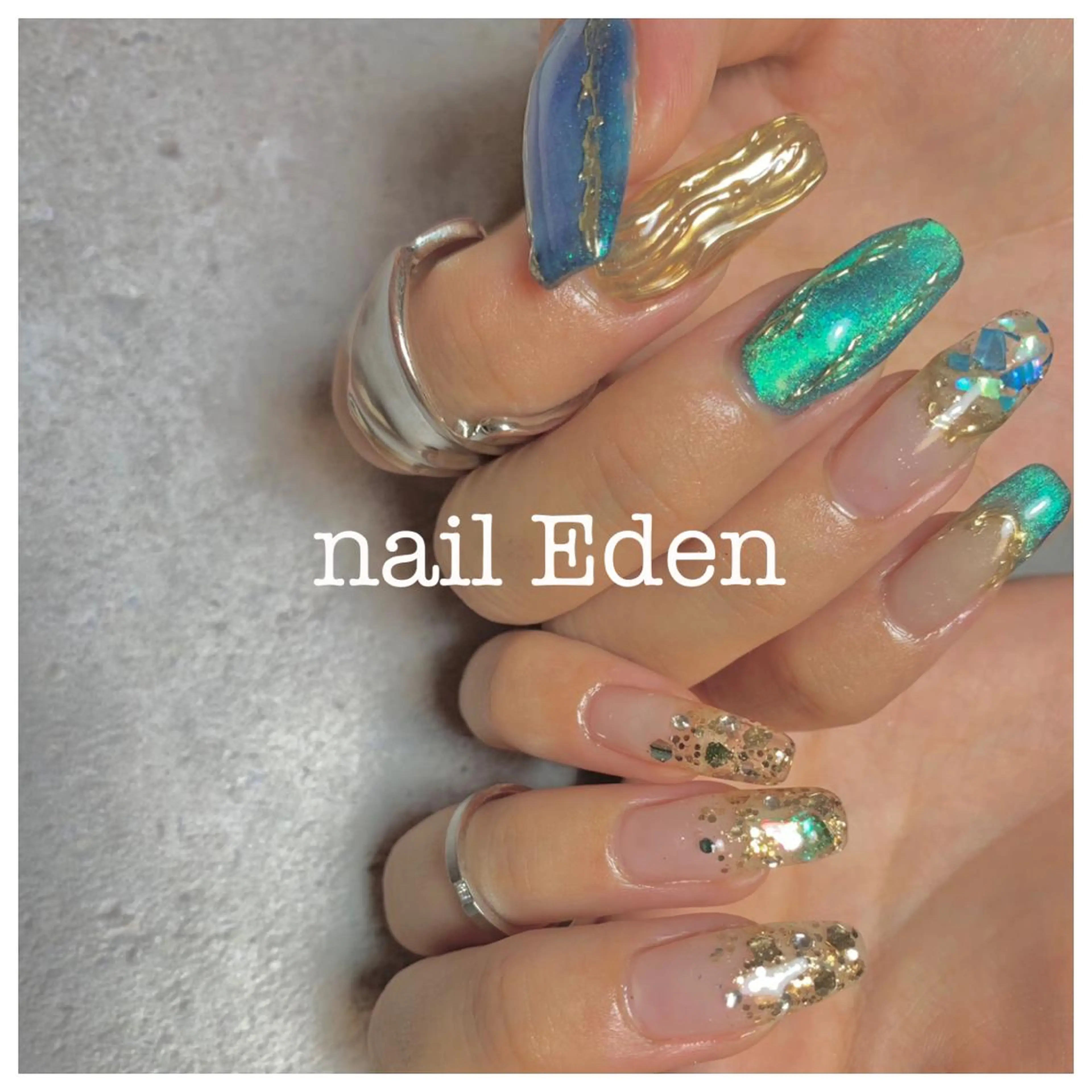 ネイル 持ち込み Eden ♾️のネイルデザイン