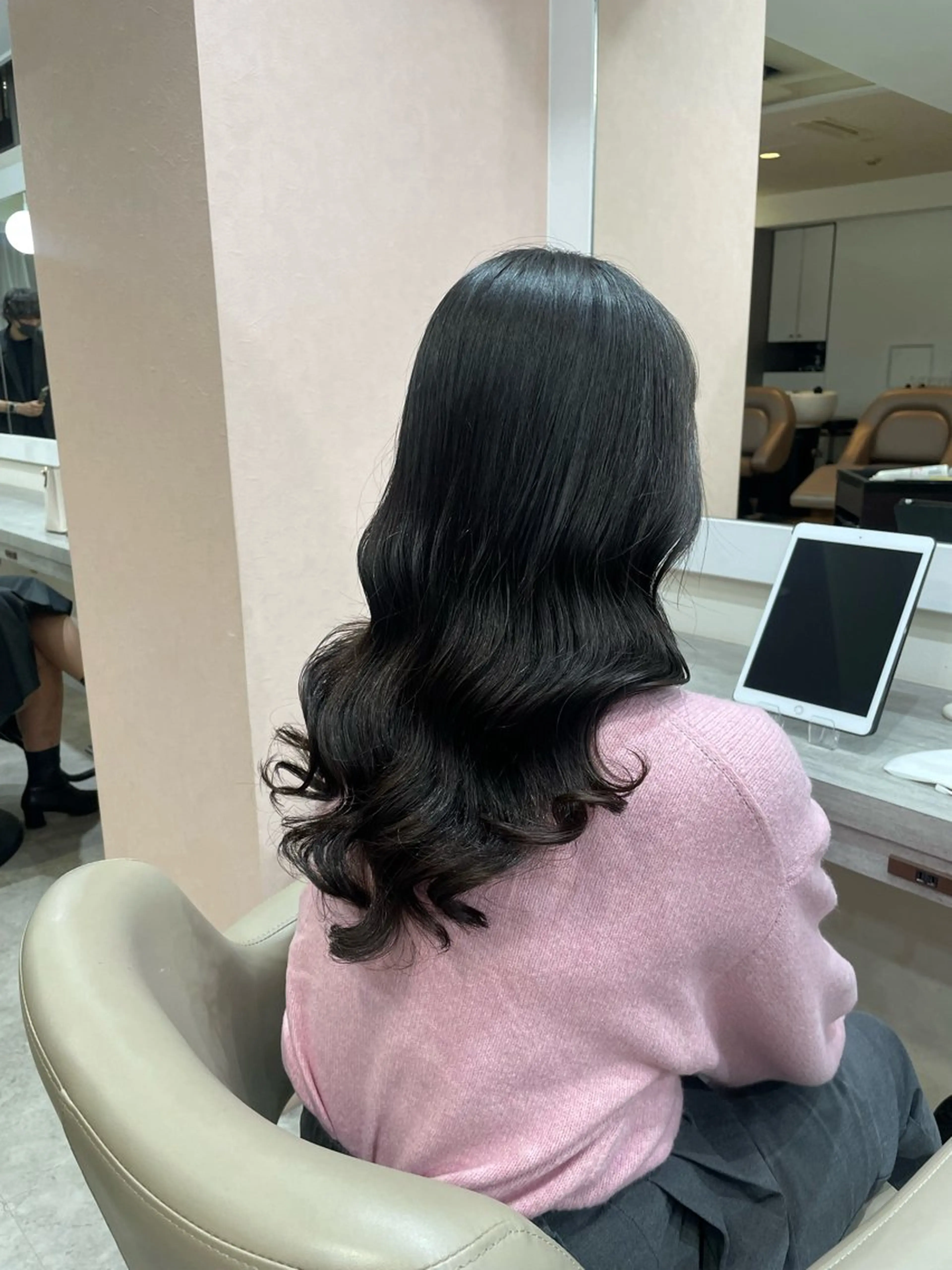 ロング パーマ 韓国風パーマ/ヘア セット/店長みづきのヘアスタイル