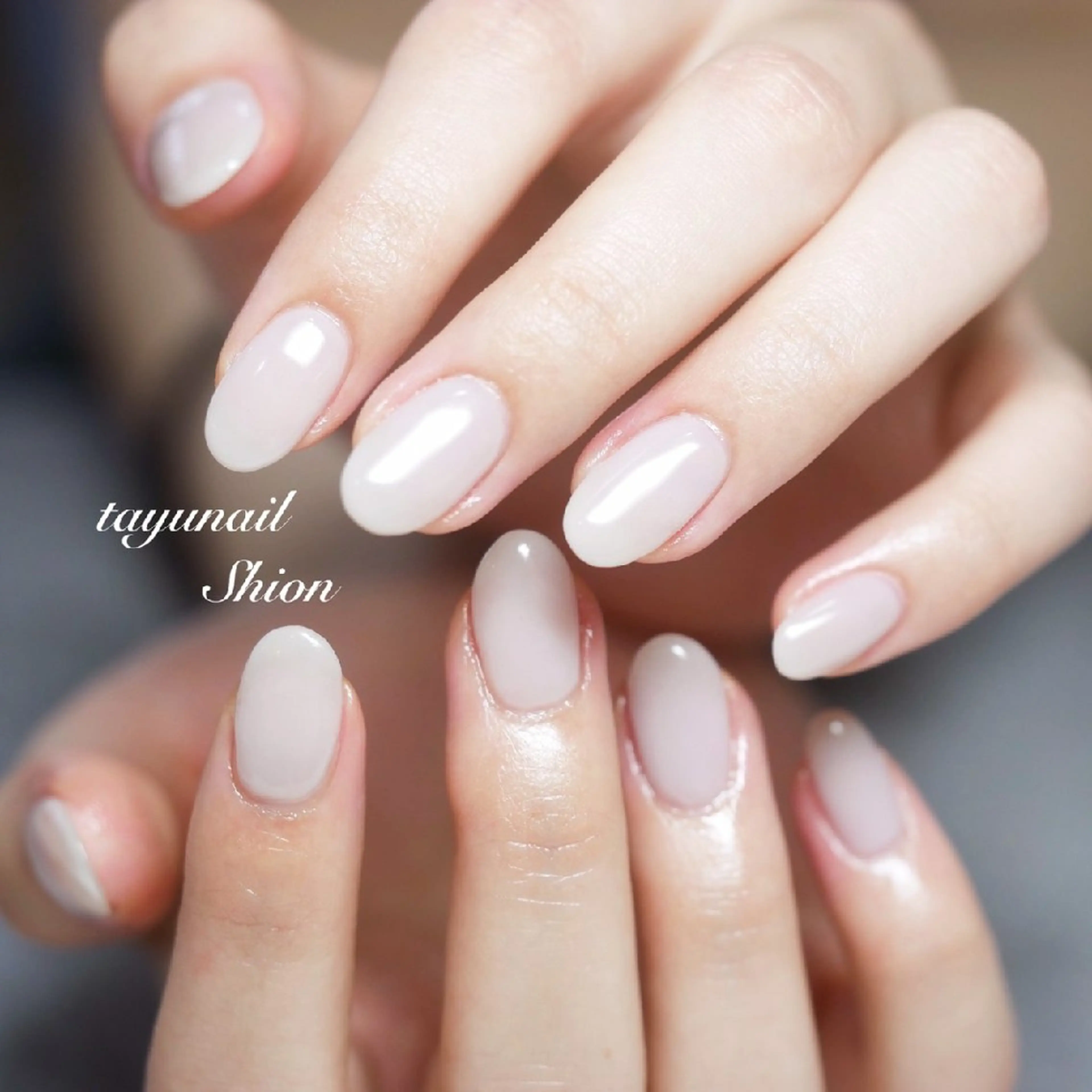 ネイル ジェルネイル ワンカラーネイル パラジェル シンプルネイル ネイルサロン 【たゆnail】のネイルデザイン
