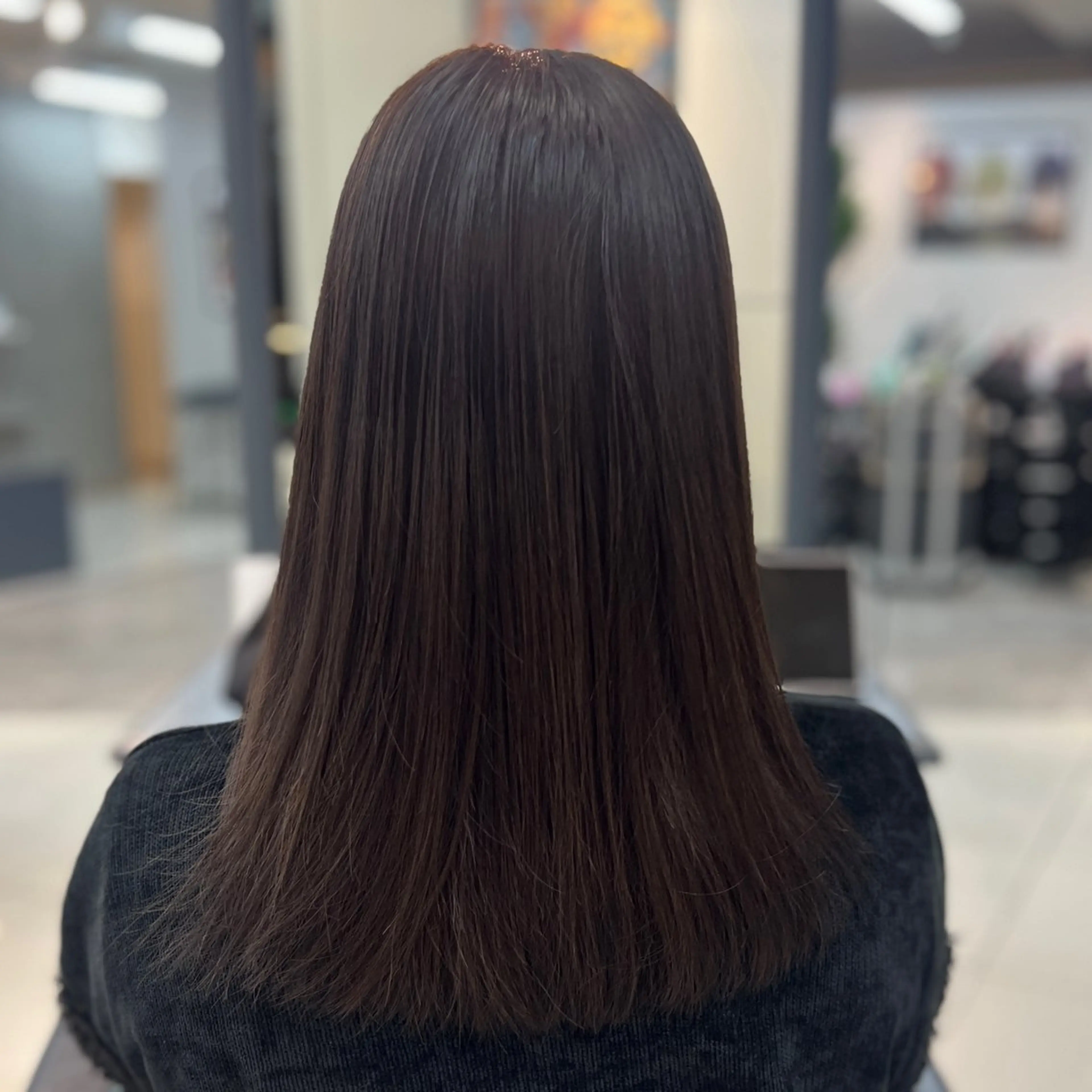 セミロング vain　渋谷【ヴェイン シブヤ】所属・透明感カラー / Rio👶🏻💞のヘアスタイル