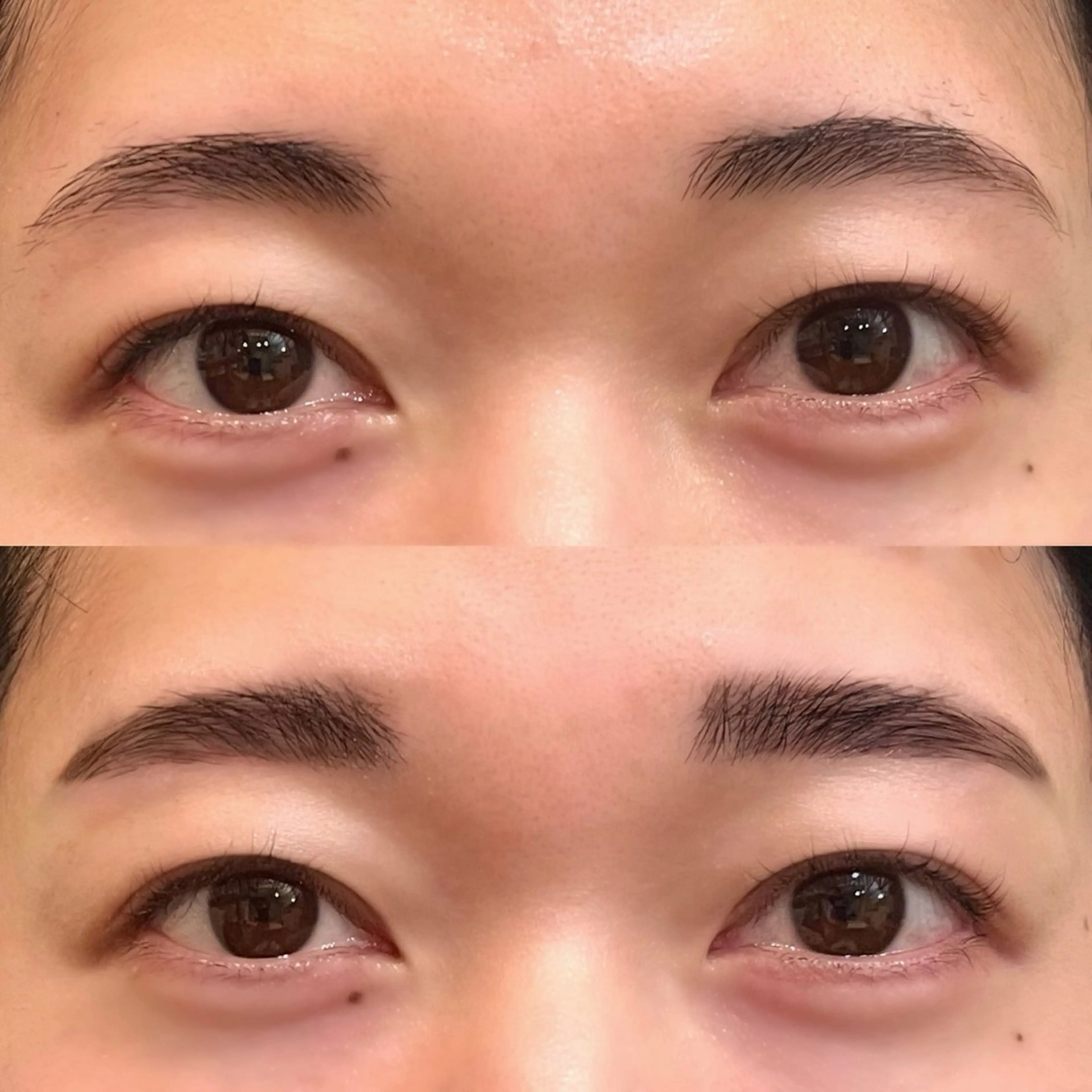 アイブロウ ハリウッドブロウリフト cana カナ/レイヤーカットのヘアスタイル