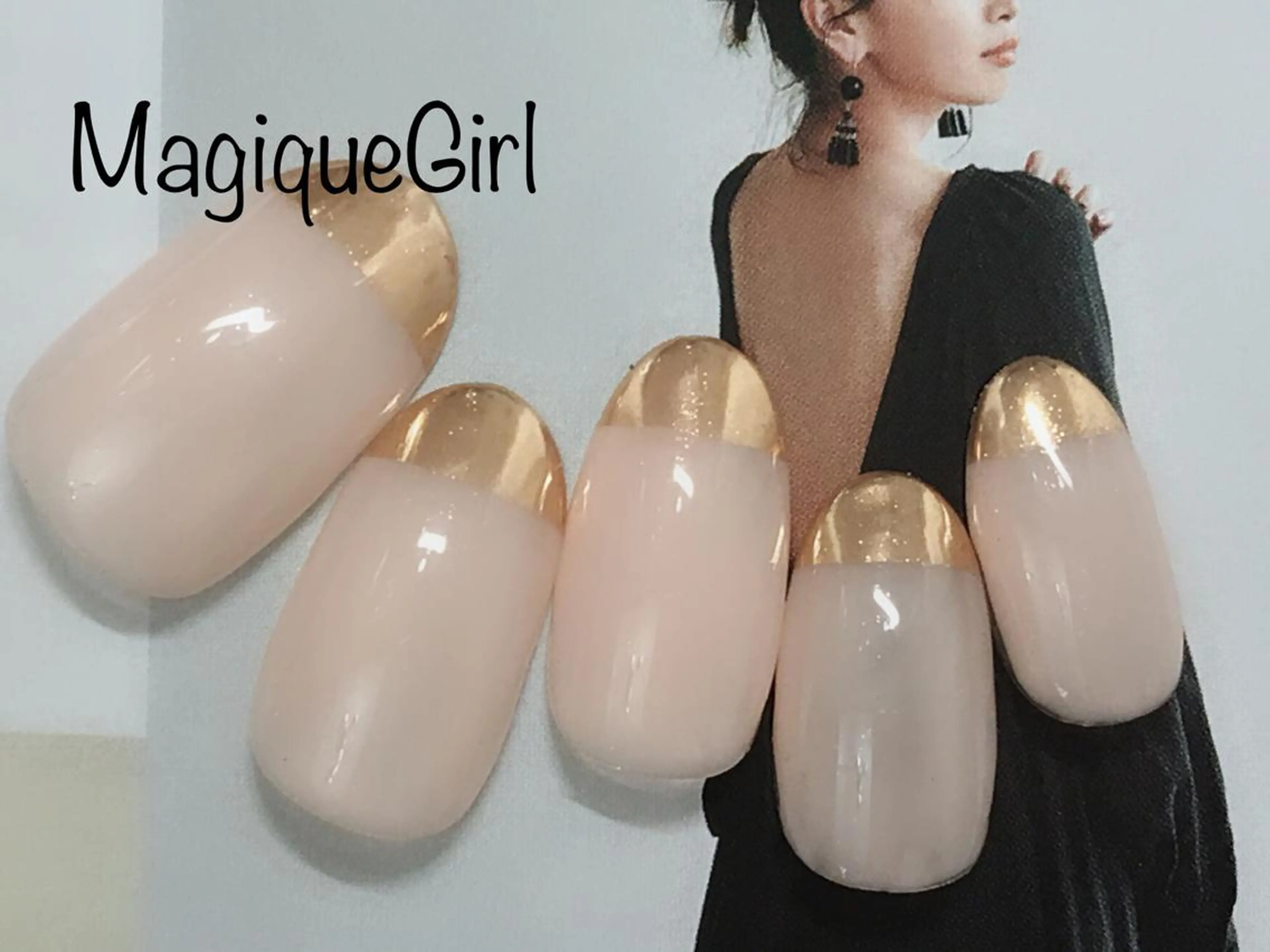 ネイル フレンチネイル ミラーネイル 🌸Nail&Eye KAKU🌸のネイルデザイン