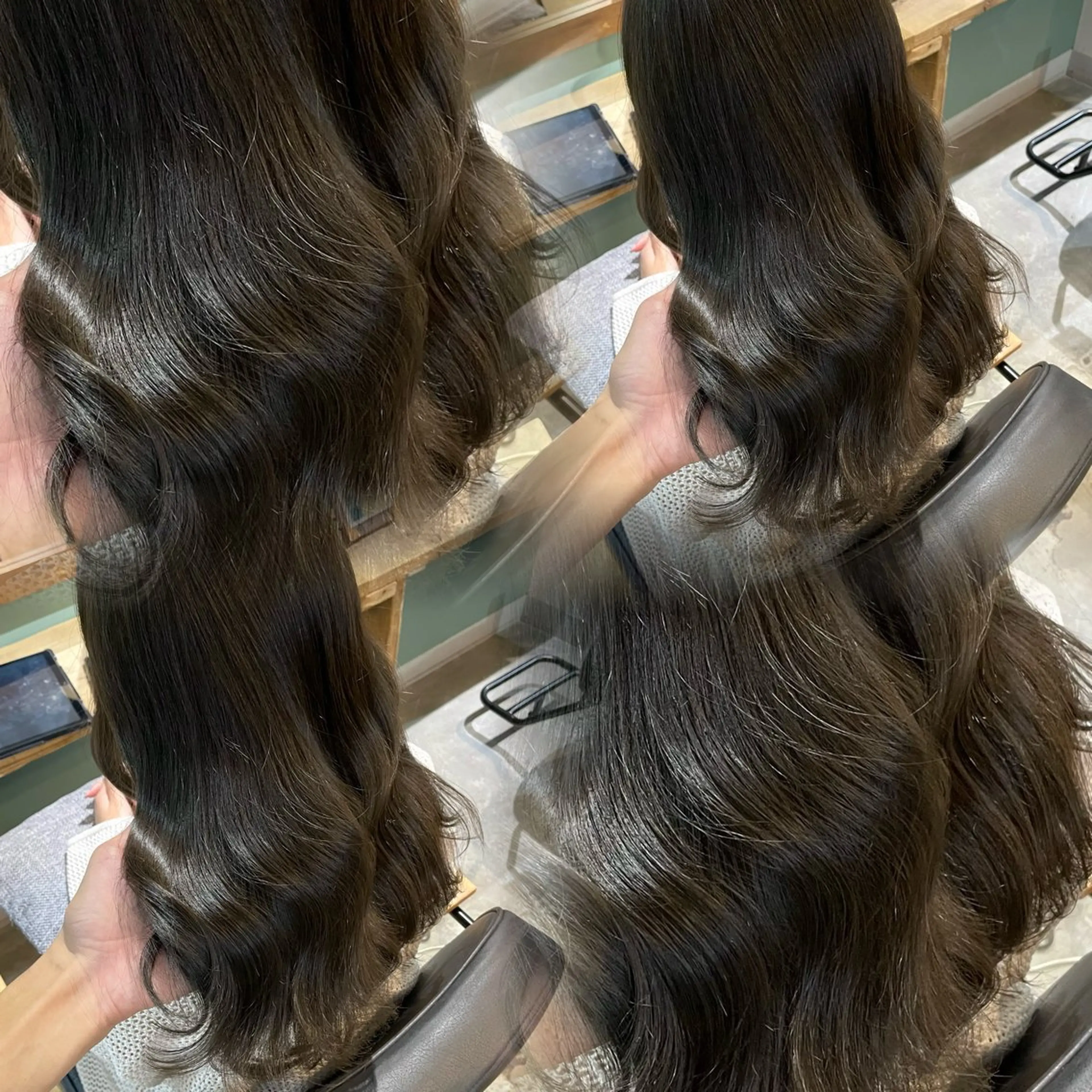 カラー ブリーチなしカラー/ 髪質改善/田中優のヘアスタイル