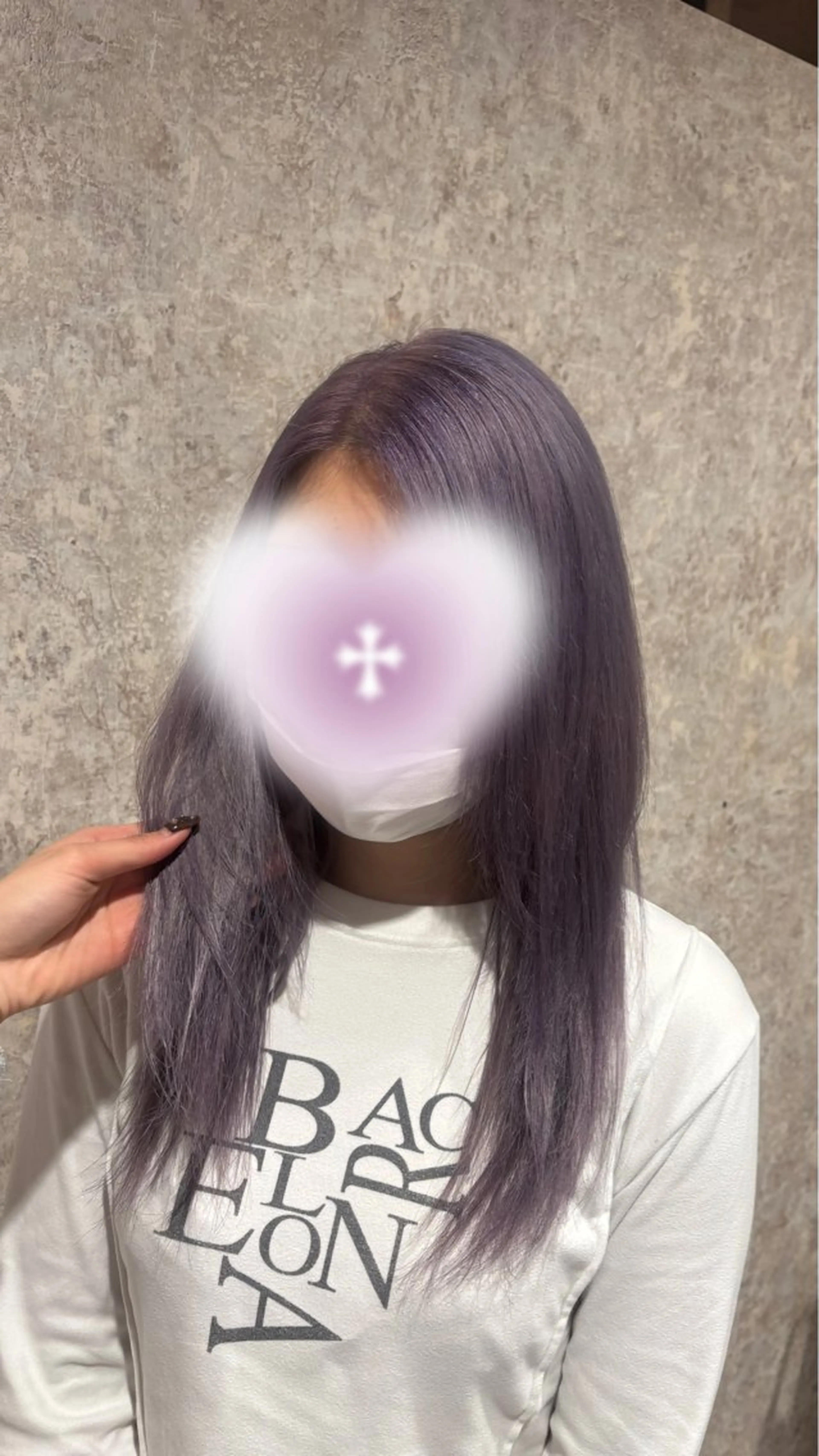 ロング ヘアカラー 東田 さくらのヘアスタイル