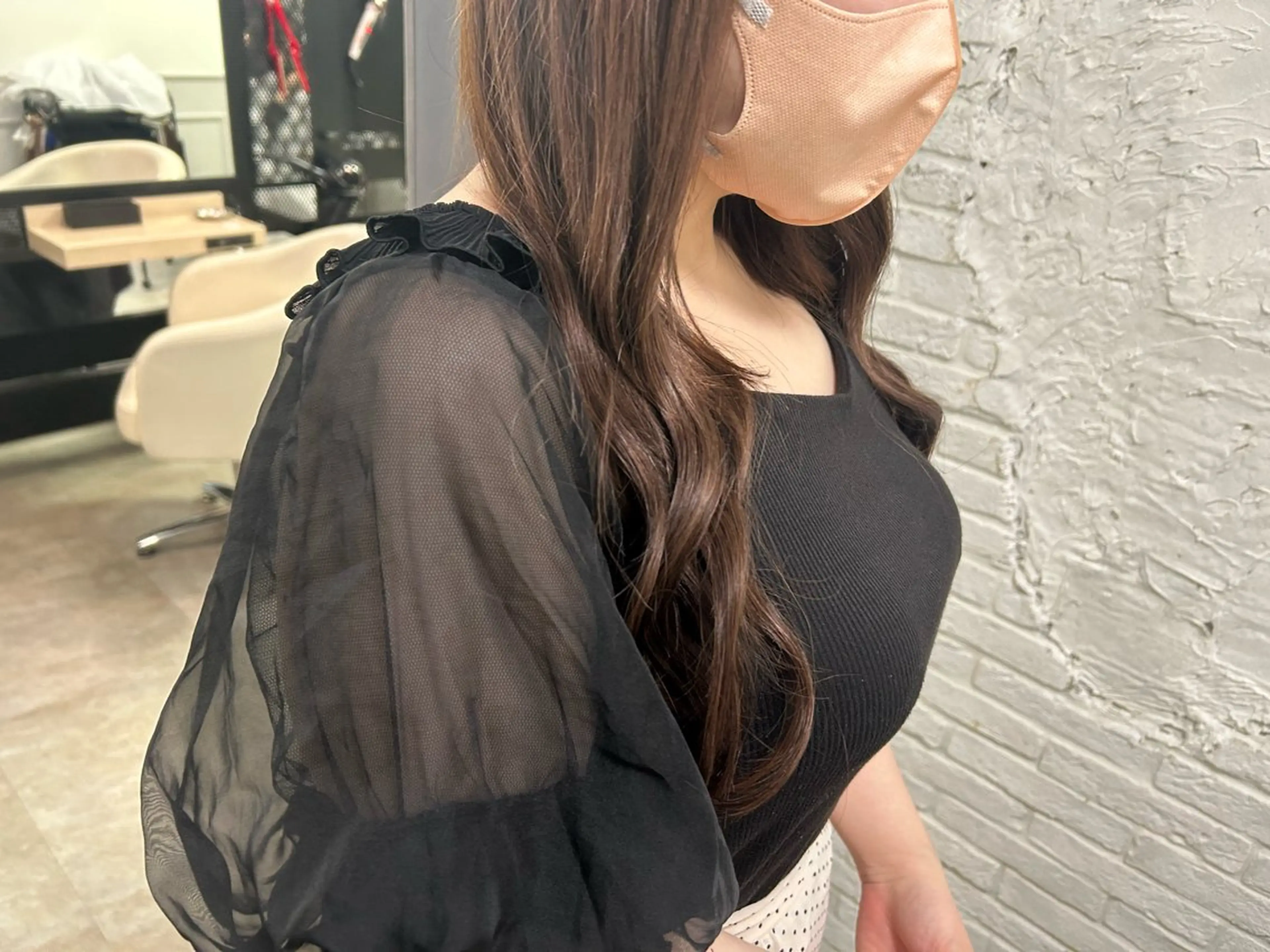 「3ヶ月持つ」最高級シールエクステ60本+馴染ませカット　¥440/1本の写真