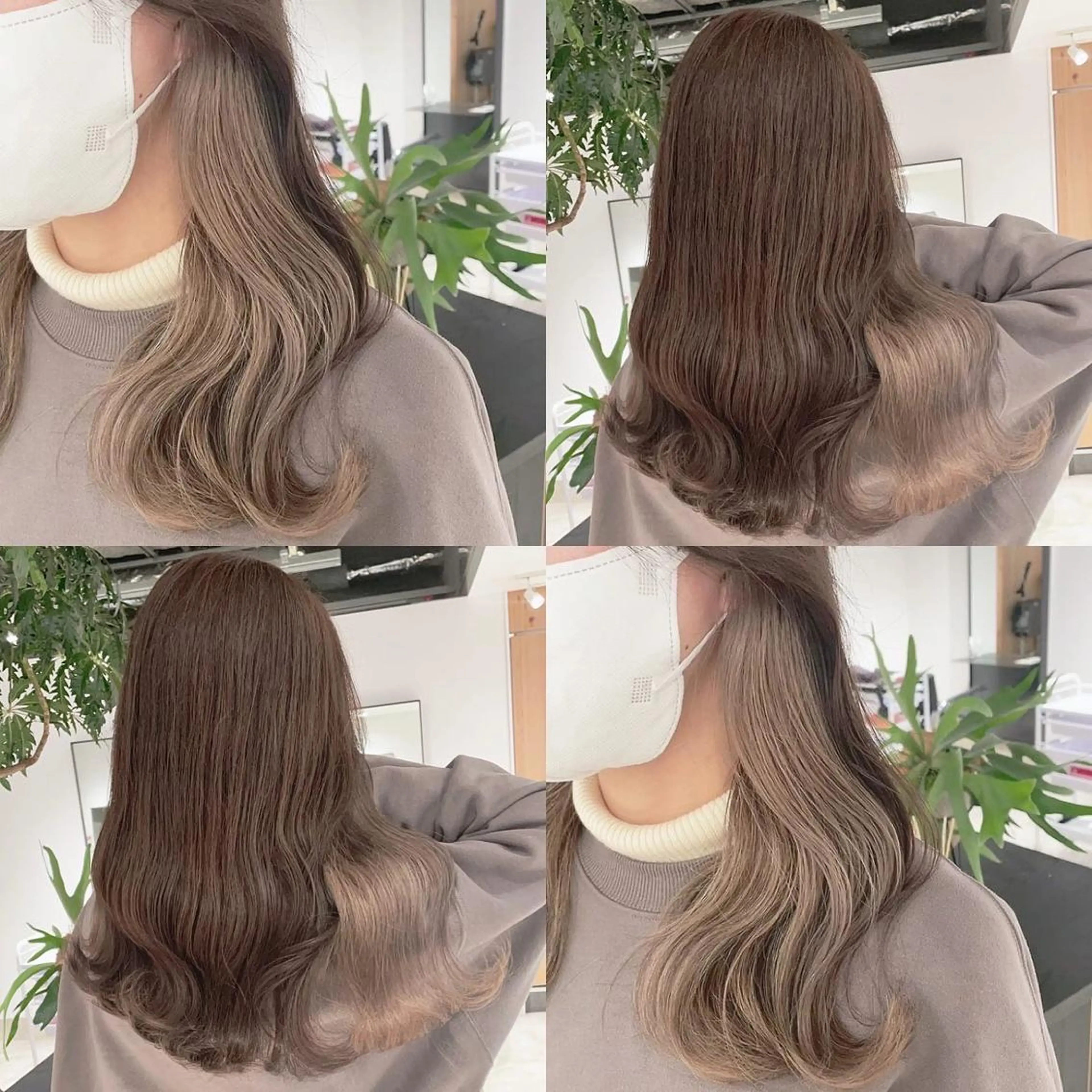 セミロング カラー インナーカラー ヘアカラー トリートメント 渋谷:インナーカラー ／🍒エリカ🍒のヘアスタイル