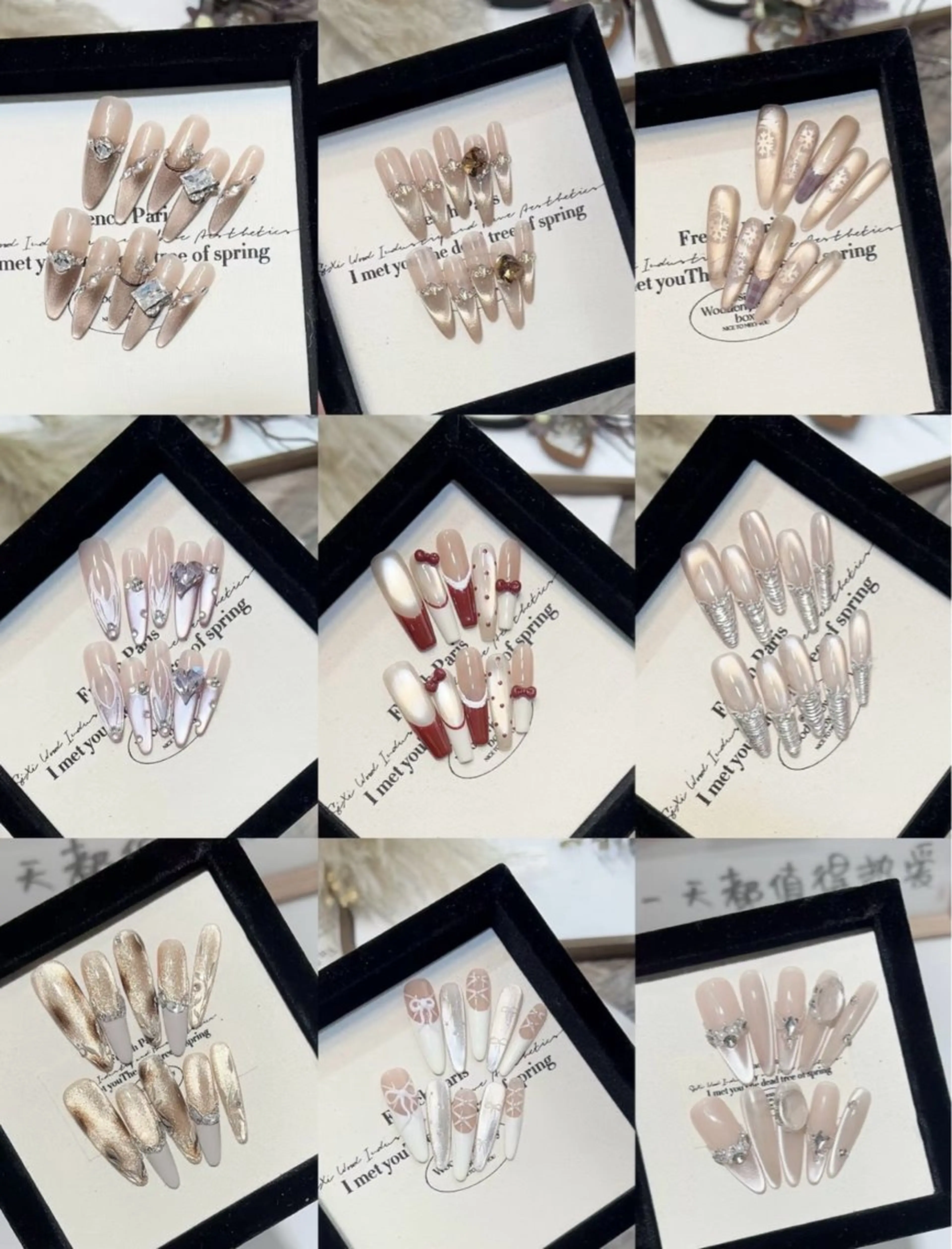 🐰施術時間30分◎＞★シンプルデザインネイルチップ★ ¥ 3980​〜​💍の写真