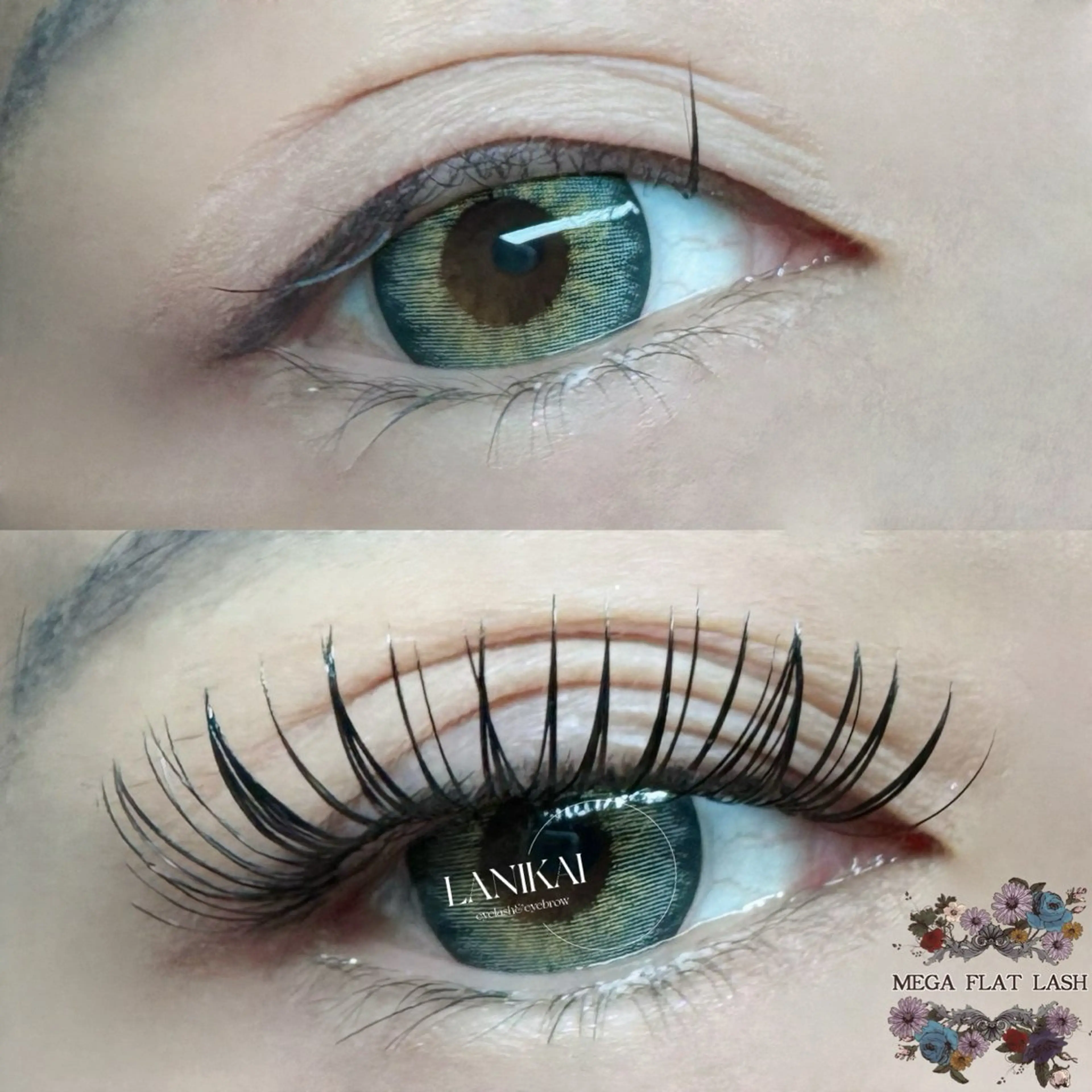 マツエク・マツパ フラットラッシュ 古田 有のマツエク・マツパデザイン