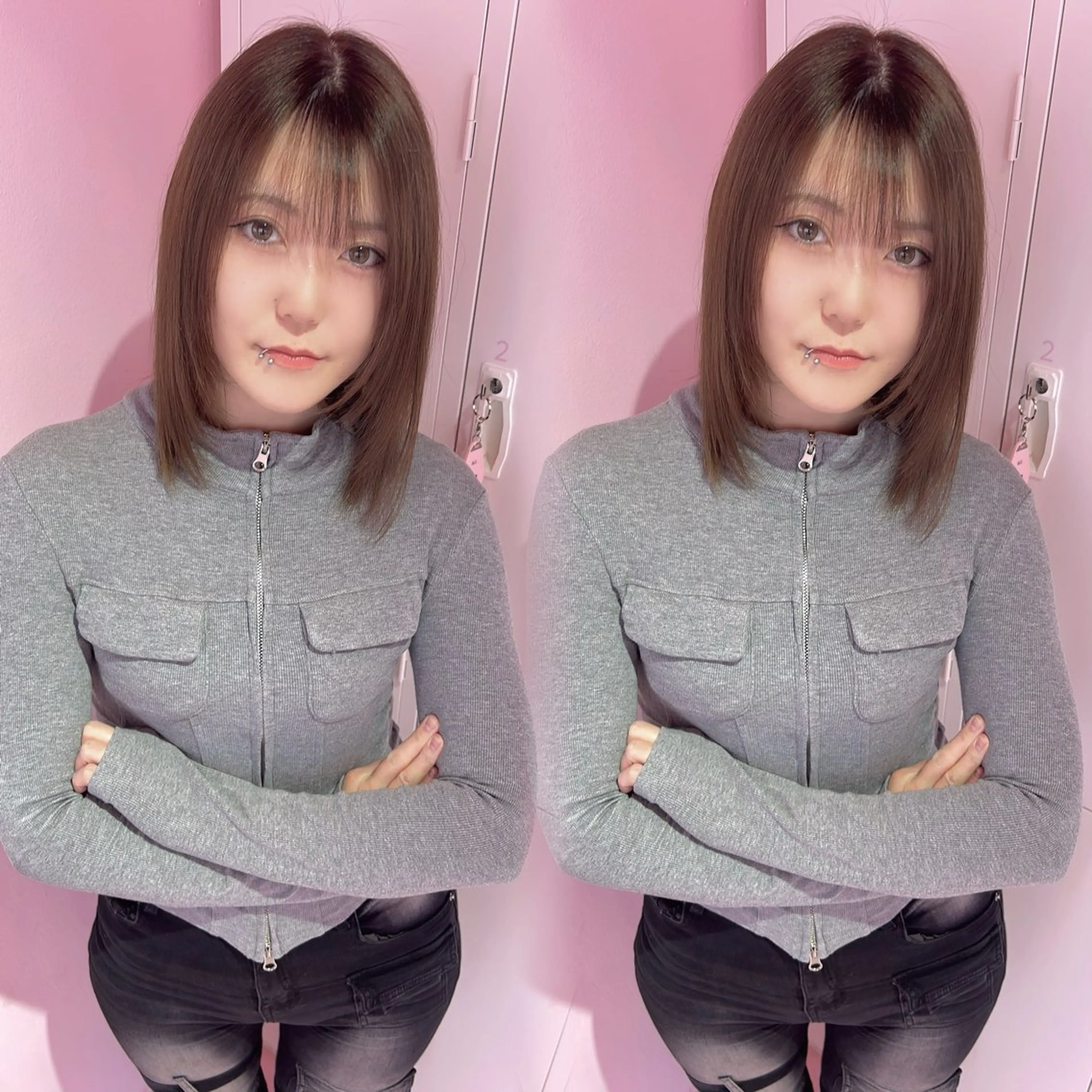 ショート ヘアカラー moe/名古屋 /カラーモデルのヘアスタイル