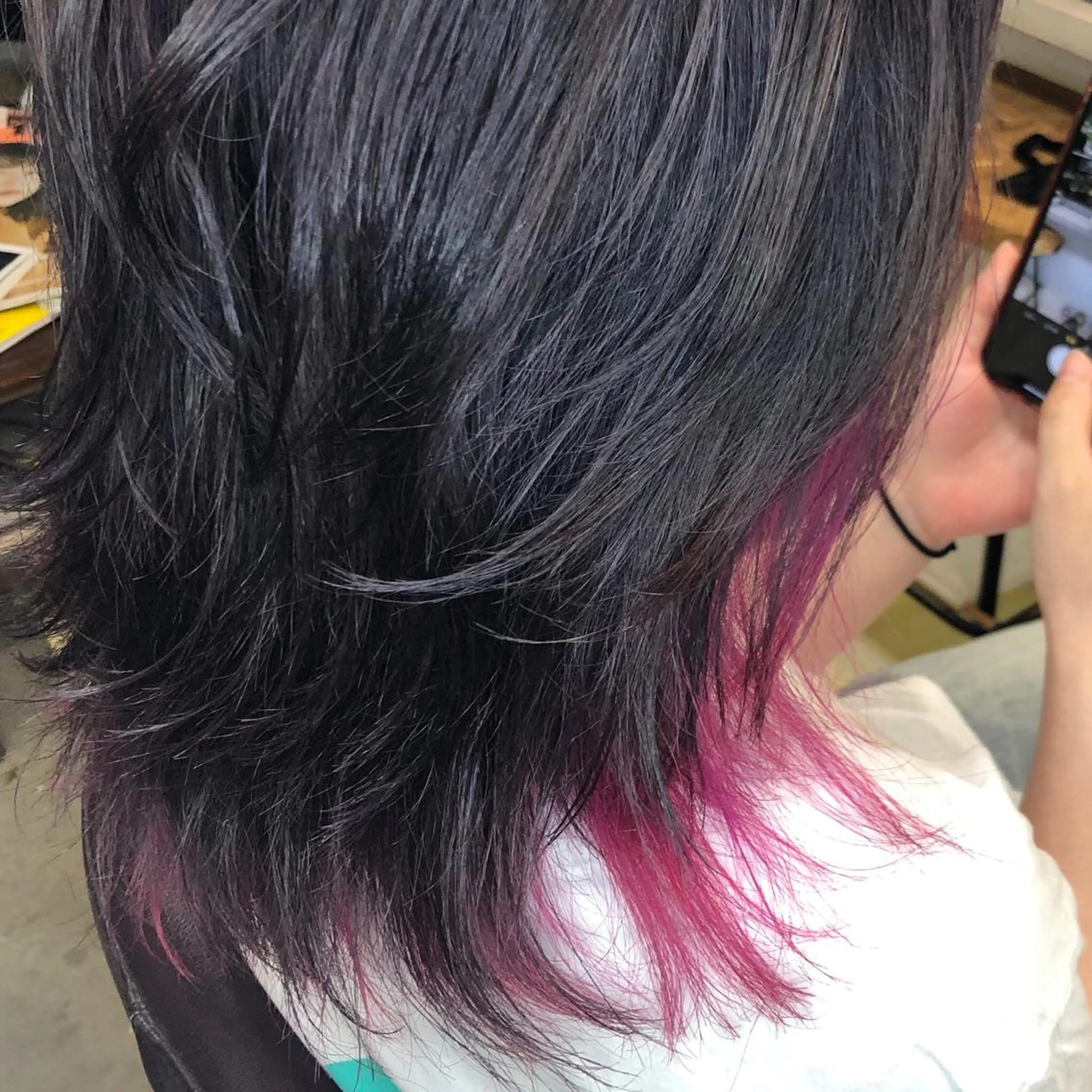 ミディアム カラー カット ヘアカラー Moca 〰️のヘアスタイル