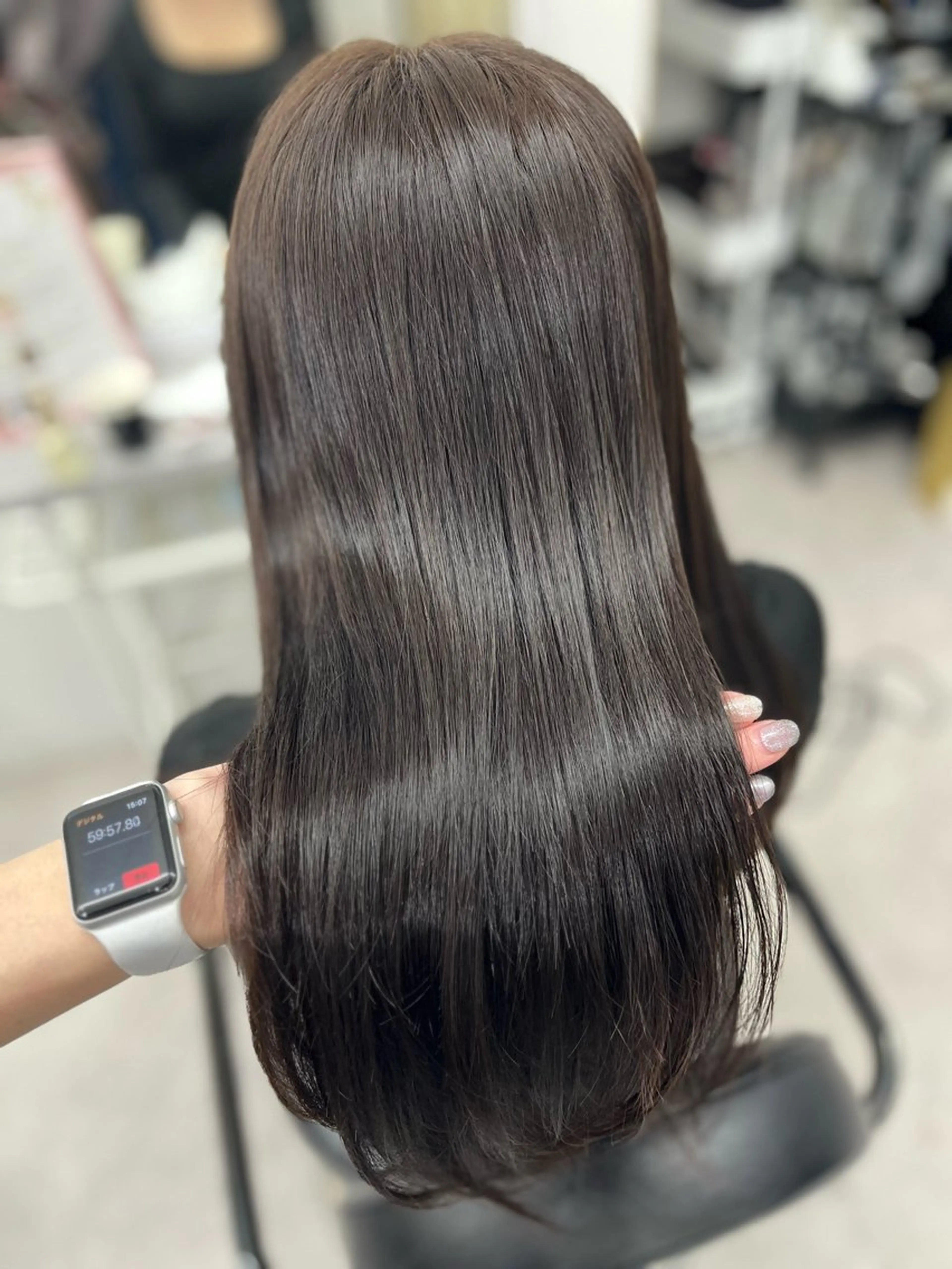 ロング カラー ブラウンカラー ヘアカラー トリートメント 🫧ぷる艶カラー🫧 Yuubi🦩のヘアスタイル